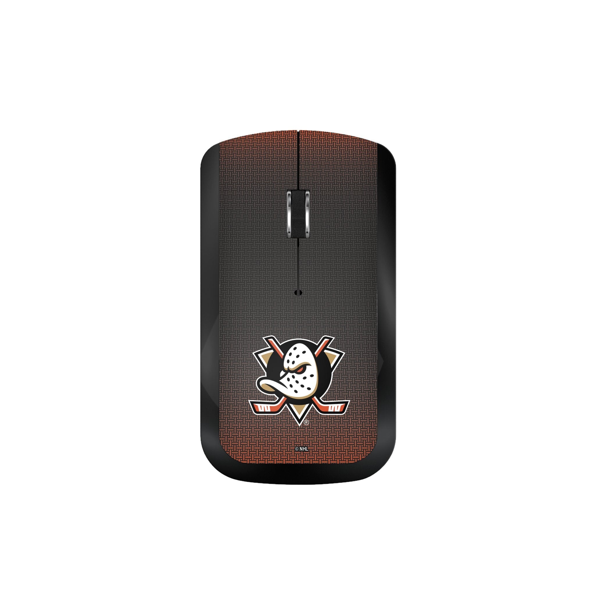 Anaheim Ducks Linen Wireless Mouse - Sports Gifts, Sports Memorabilia, Sports Collectibles, Fan Shop