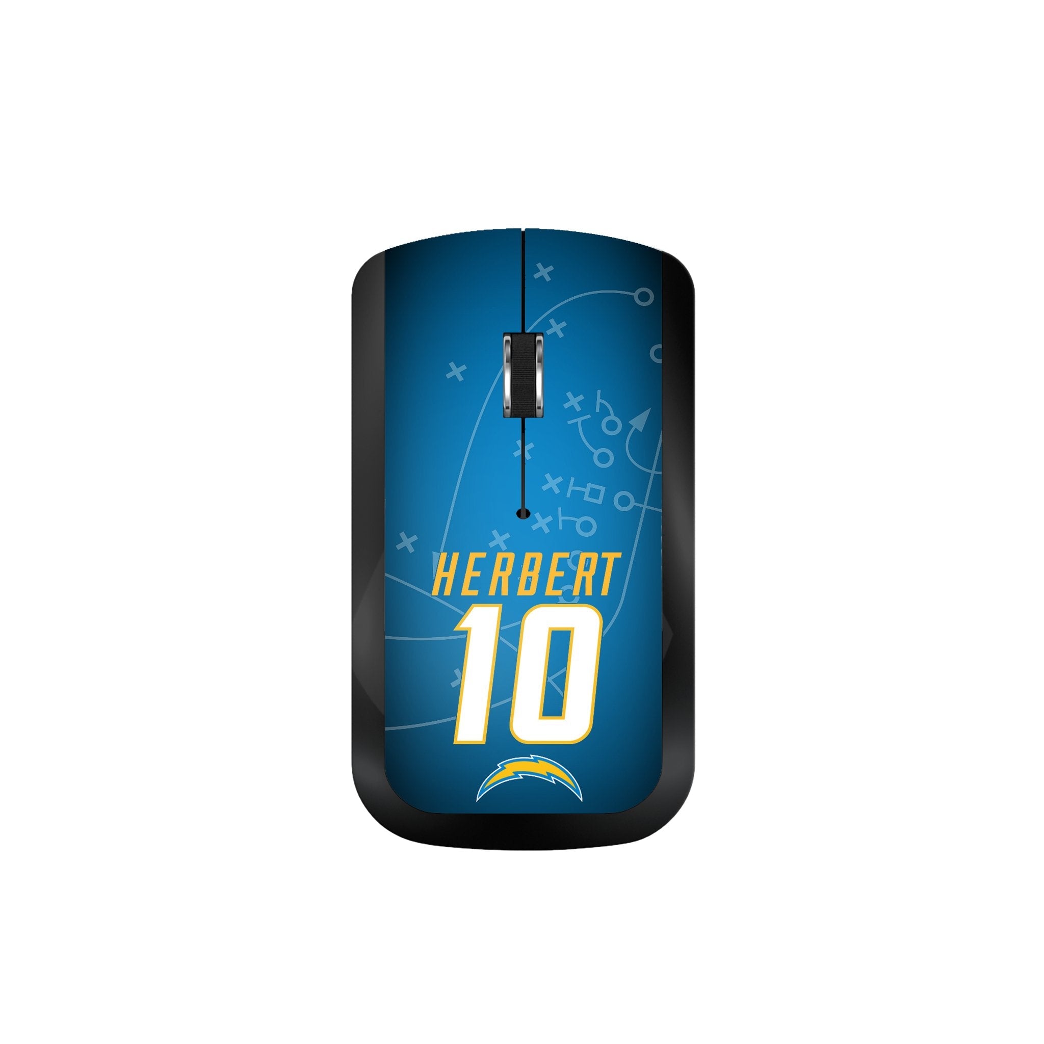 Justin Herbert Los Angeles Chargers 10 Ready Wireless Mouse - Sports Gifts, Sports Memorabilia, Sports Collectibles, Fan Shop