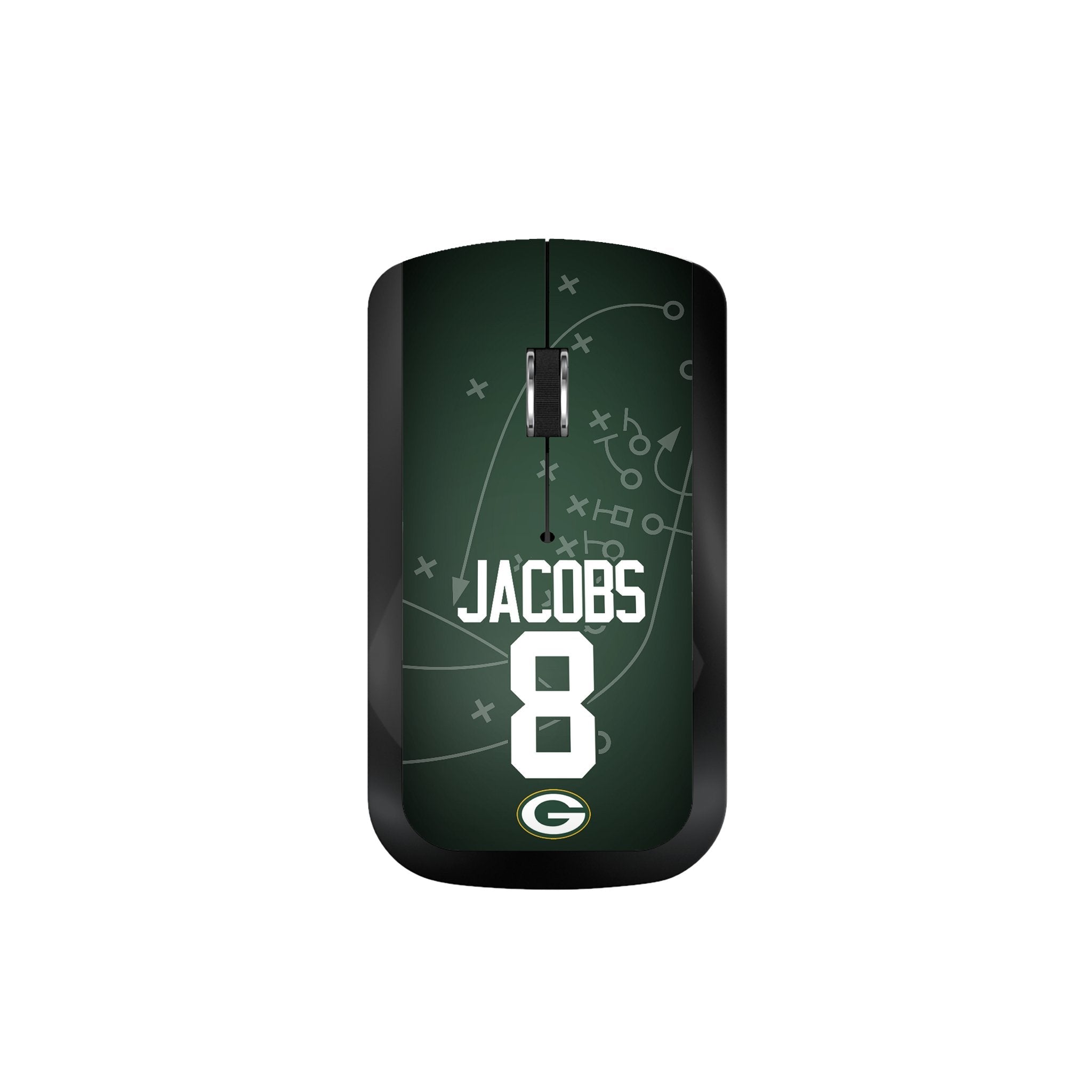 Josh Jacobs Green Bay Packers 8 Ready Wireless Mouse - Sports Gifts, Sports Memorabilia, Sports Collectibles, Fan Shop