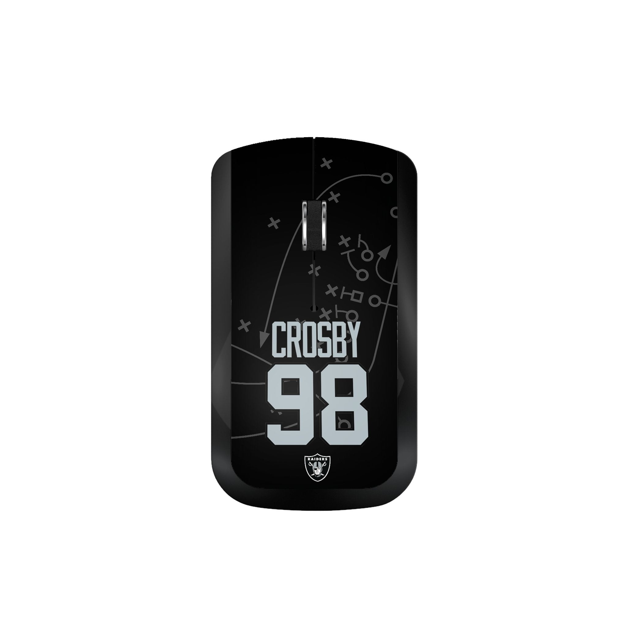 Maxx Crosby Las Vegas Raiders 98 Ready Wireless Mouse - Sports Gifts, Sports Memorabilia, Sports Collectibles, Fan Shop