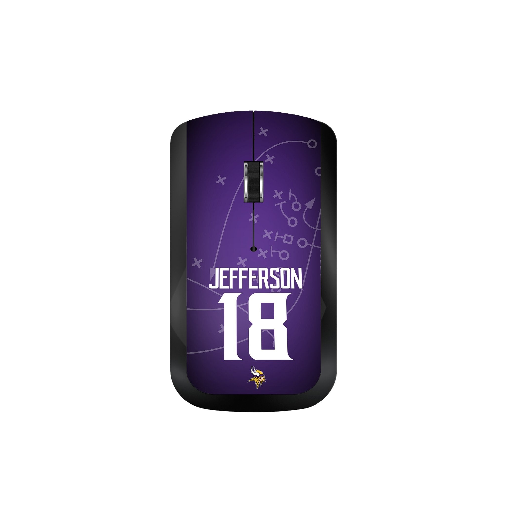 Justin Jefferson Minnesota Vikings 18 Ready Wireless Mouse - Sports Gifts, Sports Memorabilia, Sports Collectibles, Fan Shop