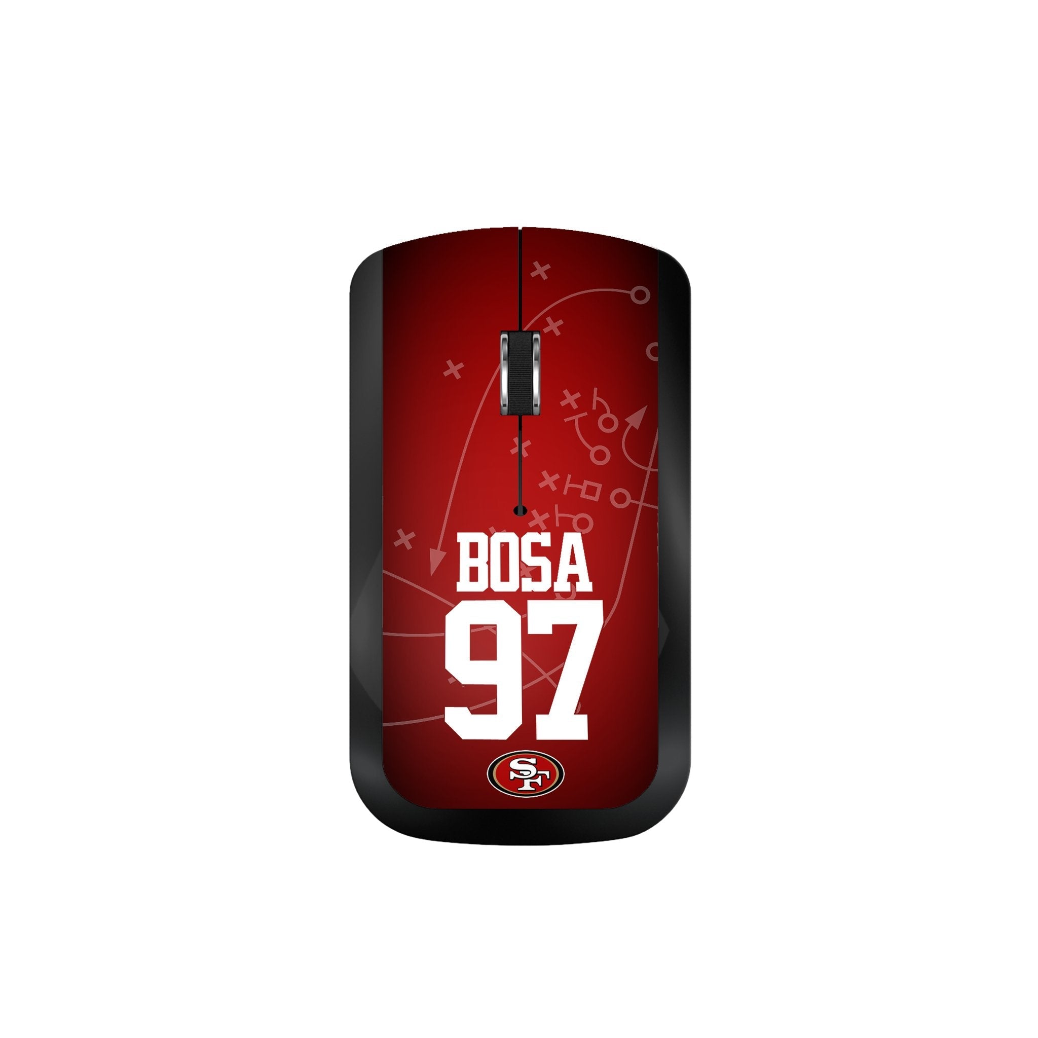 Nick Bosa San Francisco 49ers 97 Ready Wireless Mouse - Sports Gifts, Sports Memorabilia, Sports Collectibles, Fan Shop