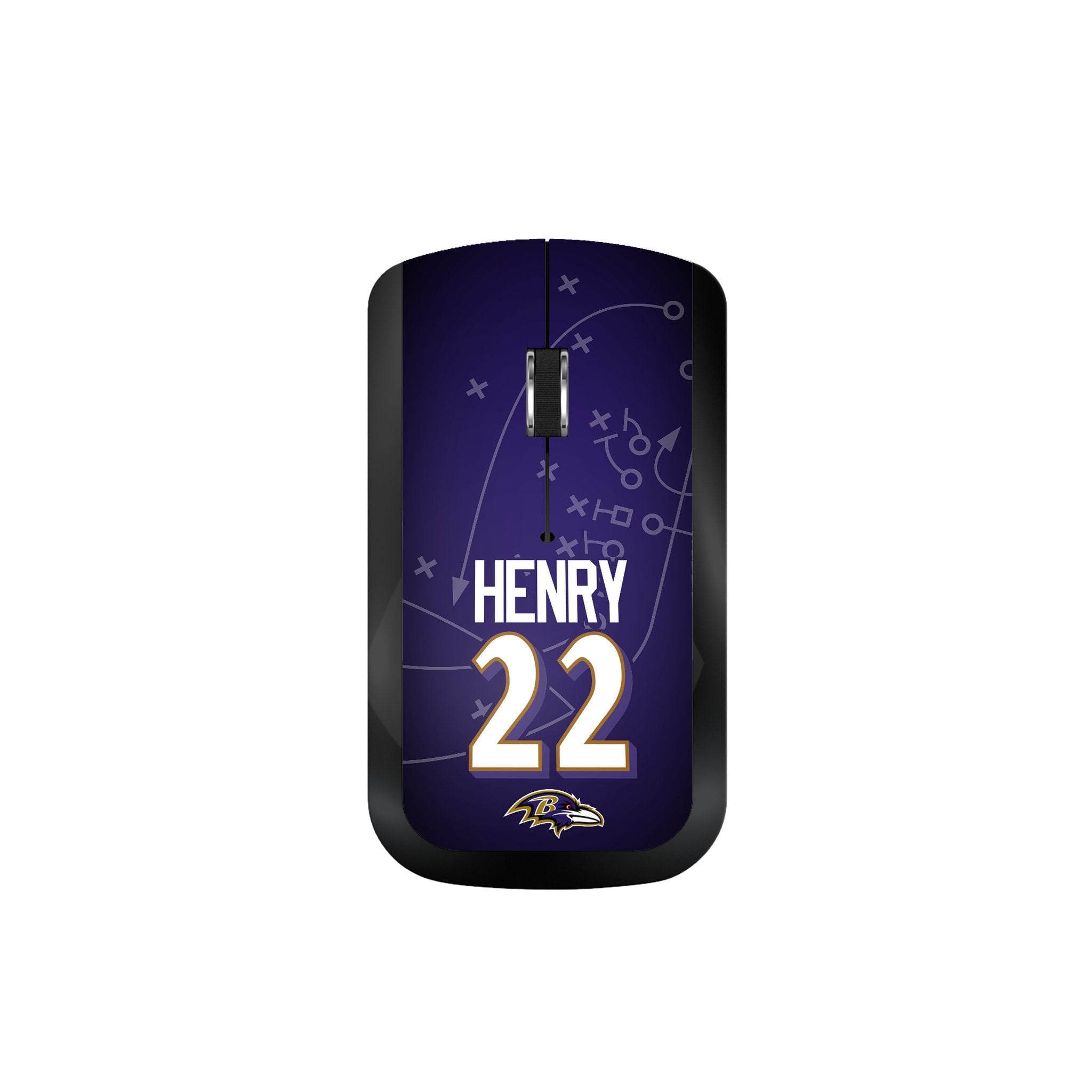 Derrick Henry Baltimore Ravens 22 Ready Wireless Mouse - Sports Gifts, Sports Memorabilia, Sports Collectibles, Fan Shop