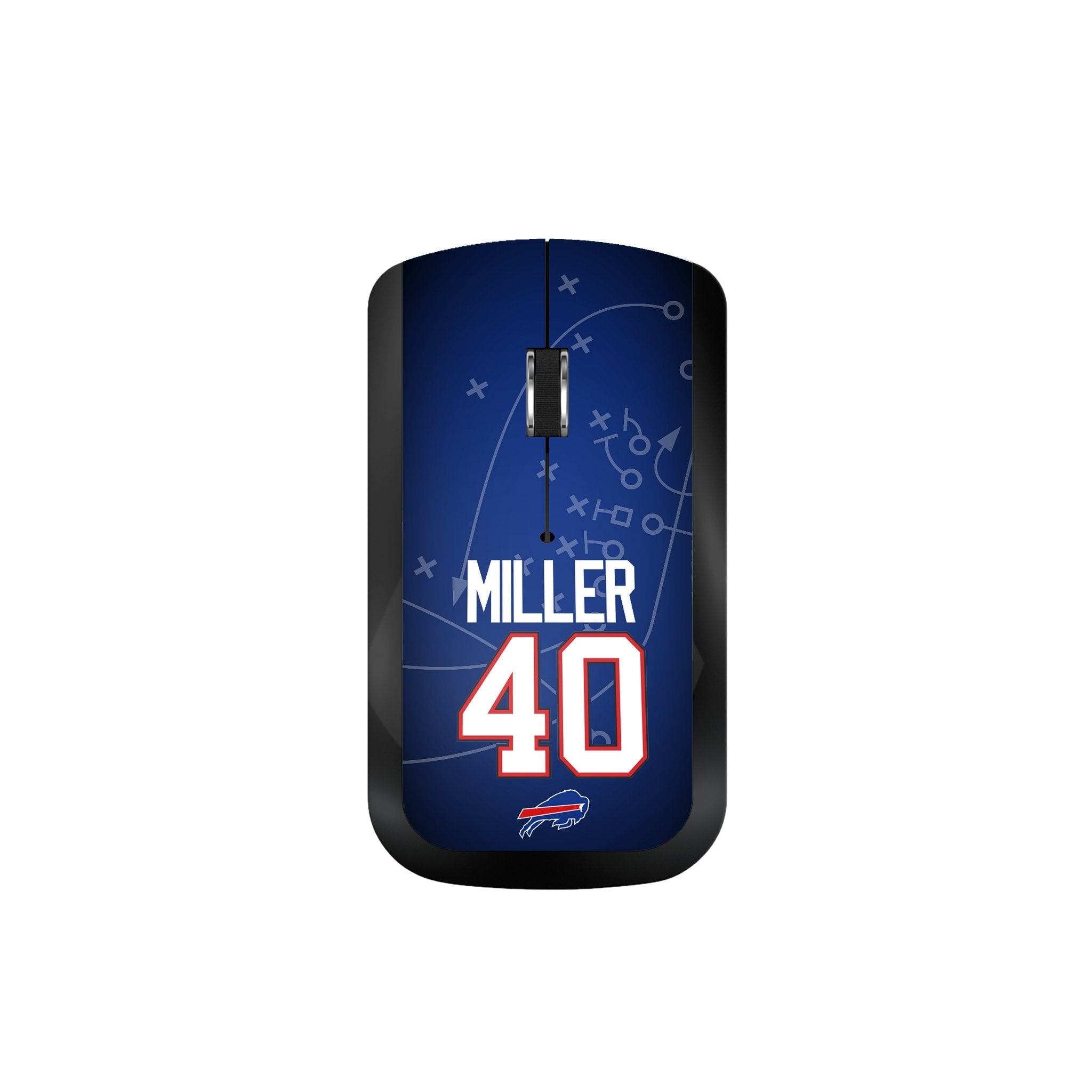 Von Miller Buffalo Bills 40 Ready Wireless Mouse - Sports Gifts, Sports Memorabilia, Sports Collectibles, Fan Shop