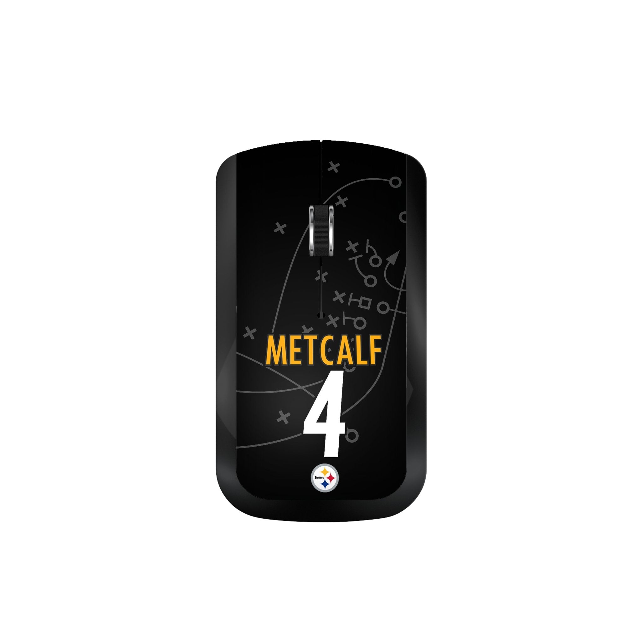 DK Metcalf Pittsburgh Steelers 4 Game Tactic Wireless Mouse - Sports Gifts, Sports Memorabilia, Sports Collectibles, Fan Shop