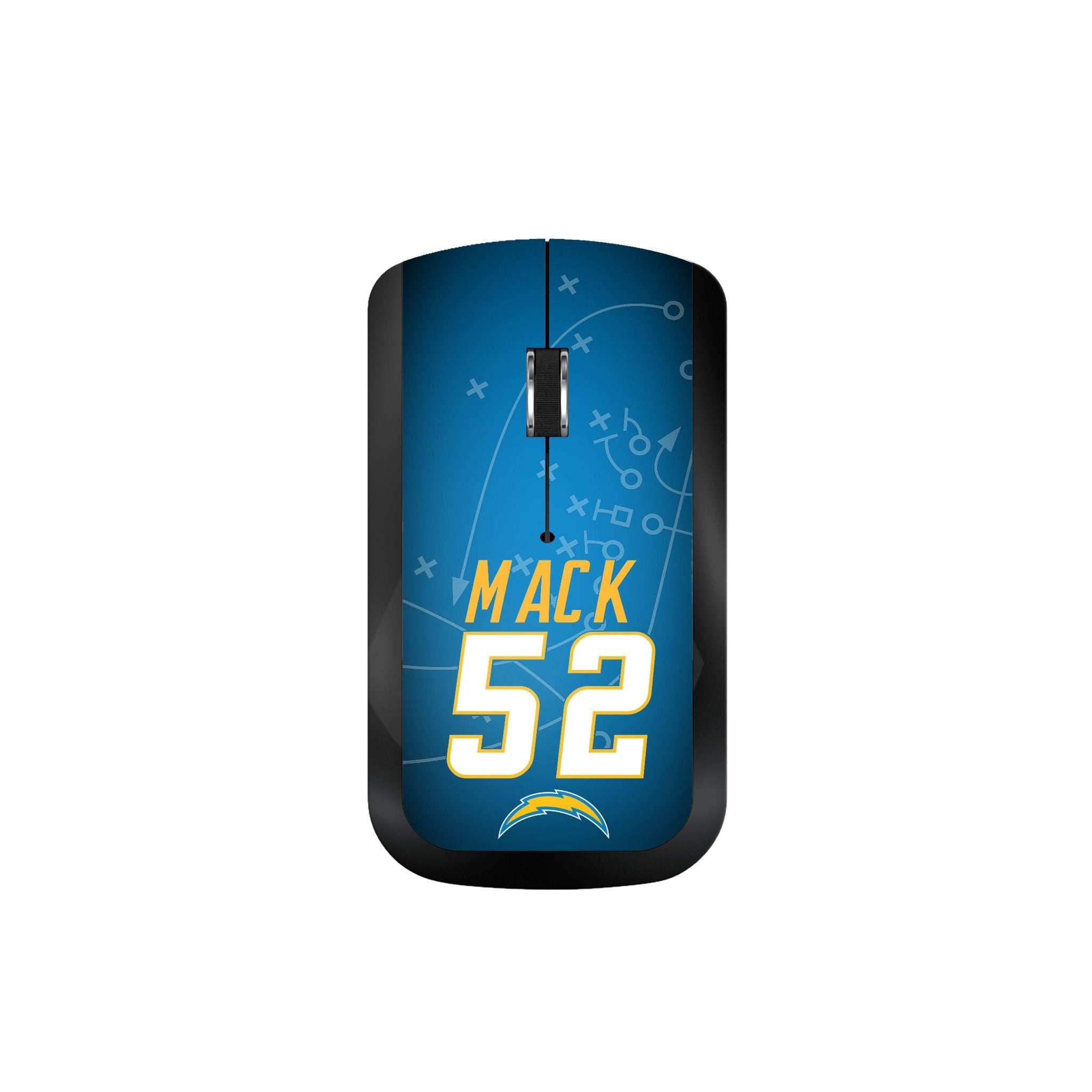 Khalil Mack Los Angeles Chargers 52 Ready Wireless Mouse - Sports Gifts, Sports Memorabilia, Sports Collectibles, Fan Shop