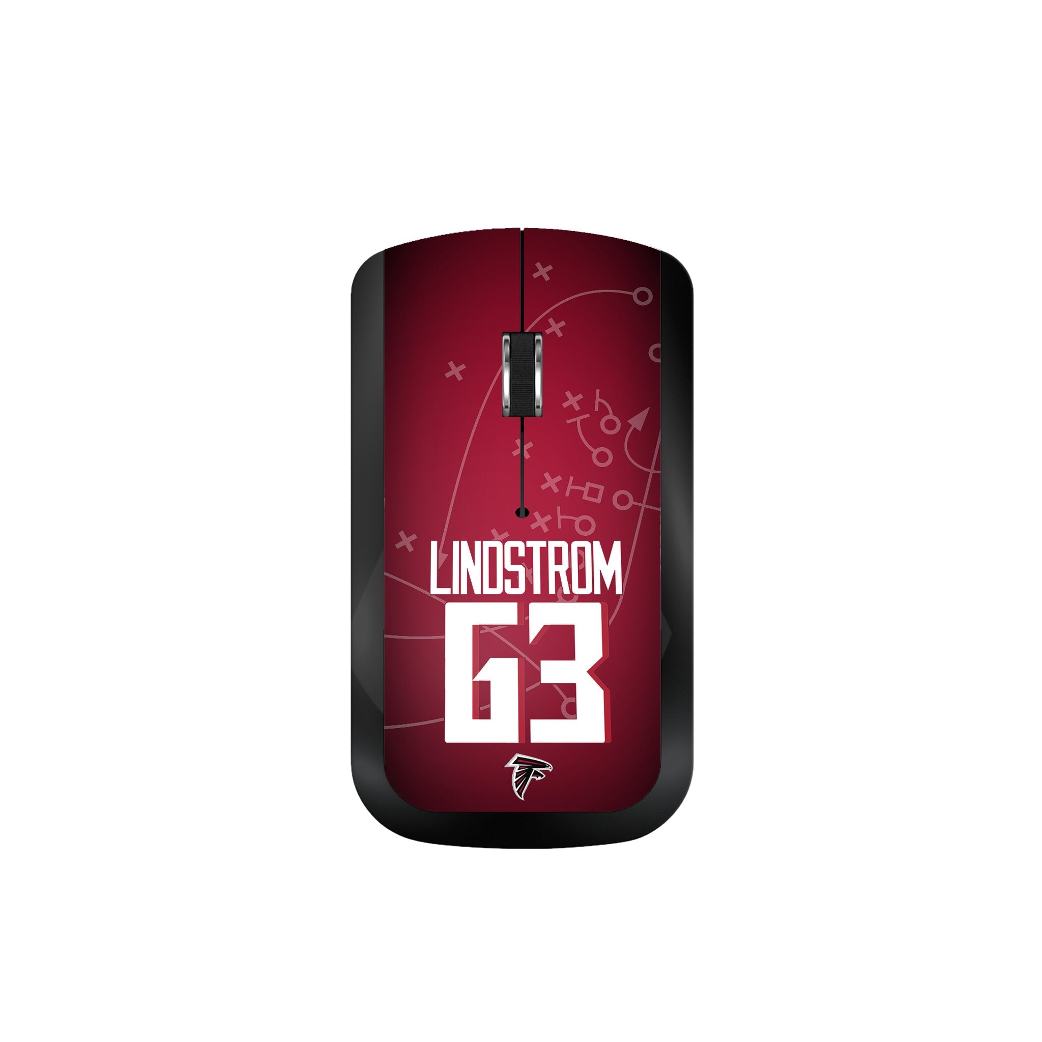 Chris Lindstrom Atlanta Falcons 63 Ready Wireless Mouse - Sports Gifts, Sports Memorabilia, Sports Collectibles, Fan Shop