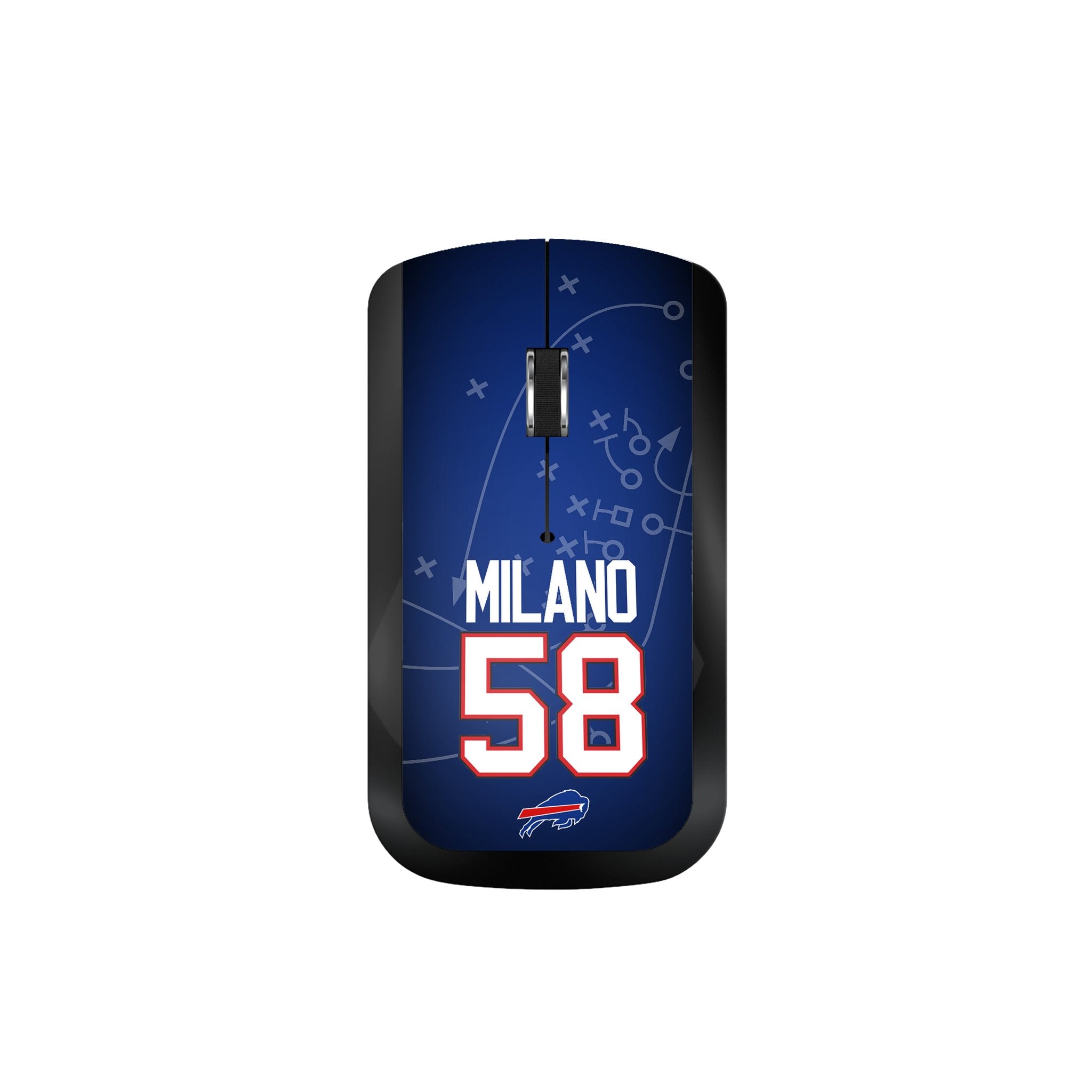 Matt Milano Buffalo Bills 58 Ready Wireless Mouse - Sports Gifts, Sports Memorabilia, Sports Collectibles, Fan Shop