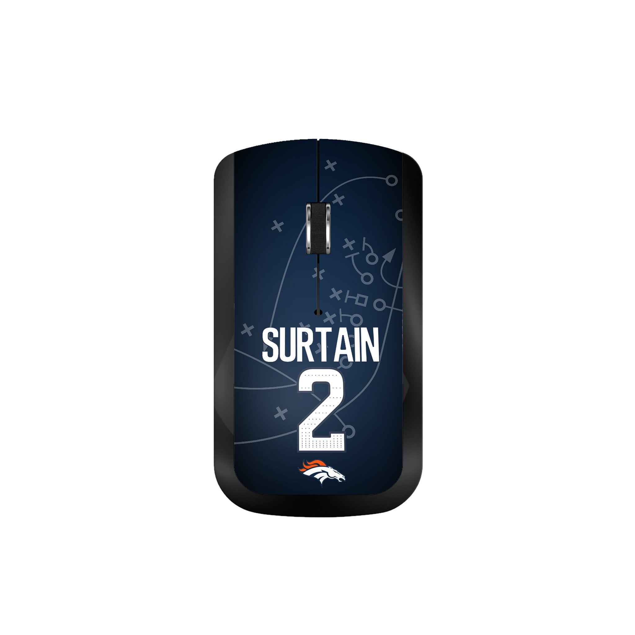 Pat Surtain II Denver Broncos 2 Game Tactic Wireless Mouse - Sports Gifts, Sports Memorabilia, Sports Collectibles, Fan Shop