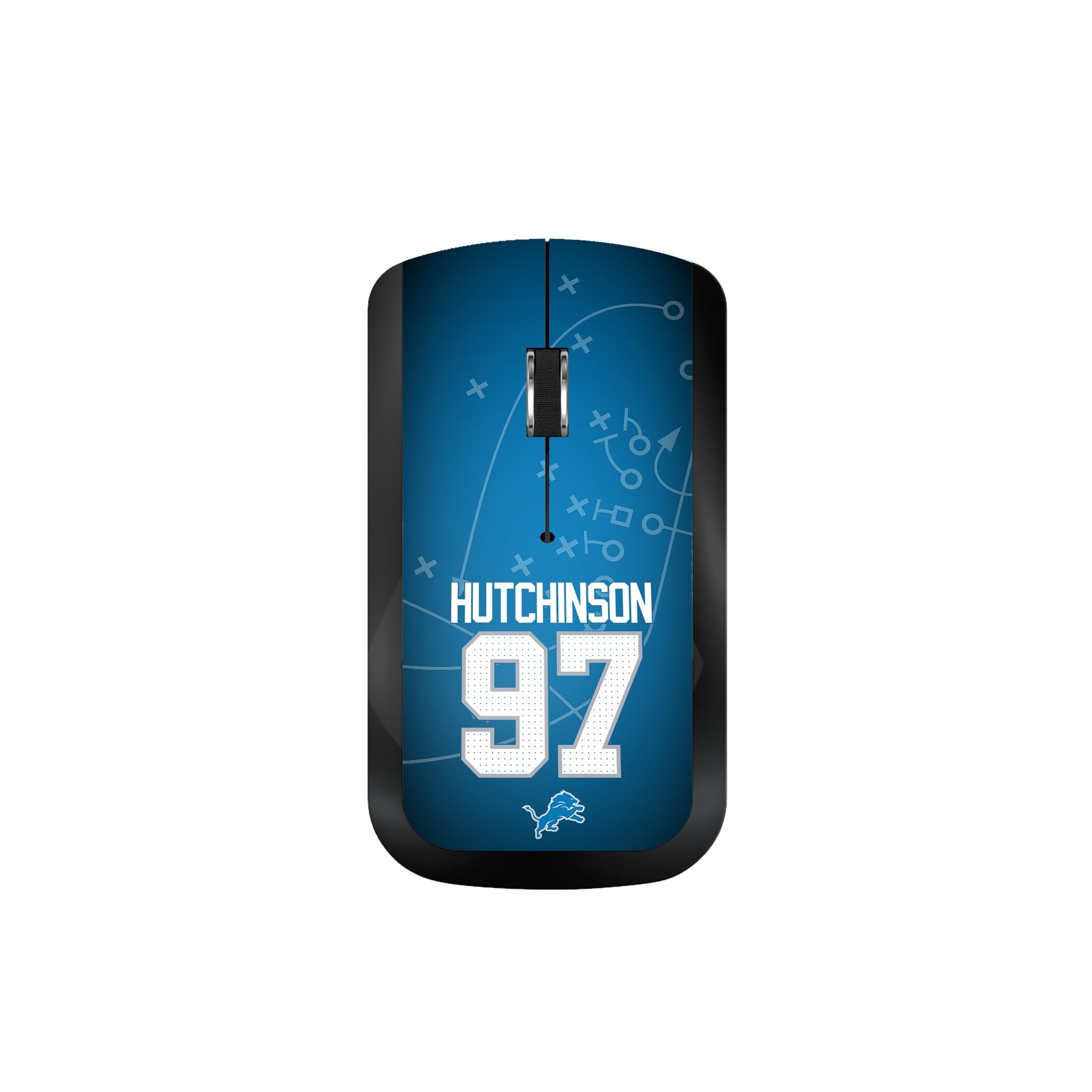 Aidan Hutchinson Detroit Lions 97 Ready Wireless Mouse - Sports Gifts, Sports Memorabilia, Sports Collectibles, Fan Shop