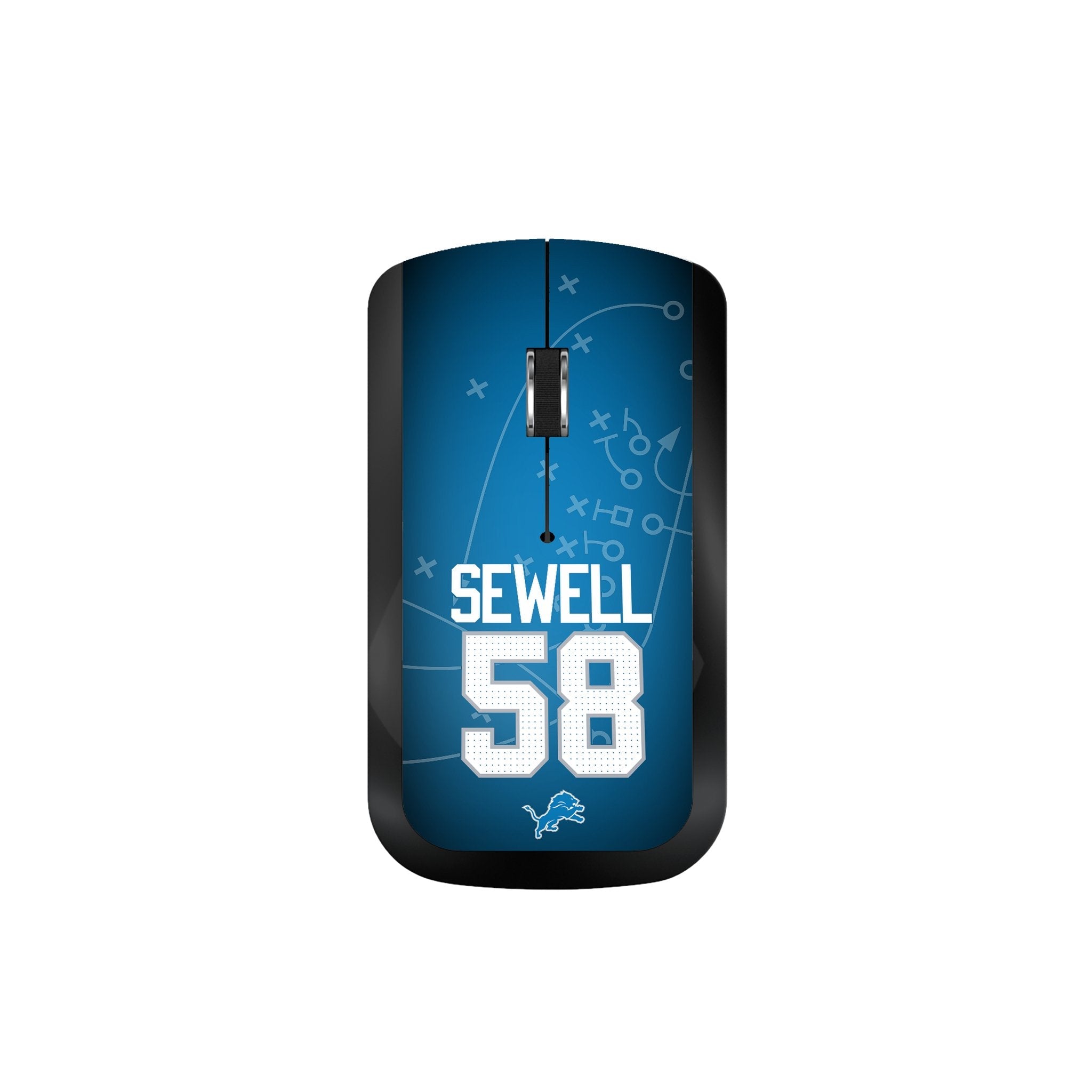 Penei Sewell Detroit Lions 58 Ready Wireless Mouse - Sports Gifts, Sports Memorabilia, Sports Collectibles, Fan Shop