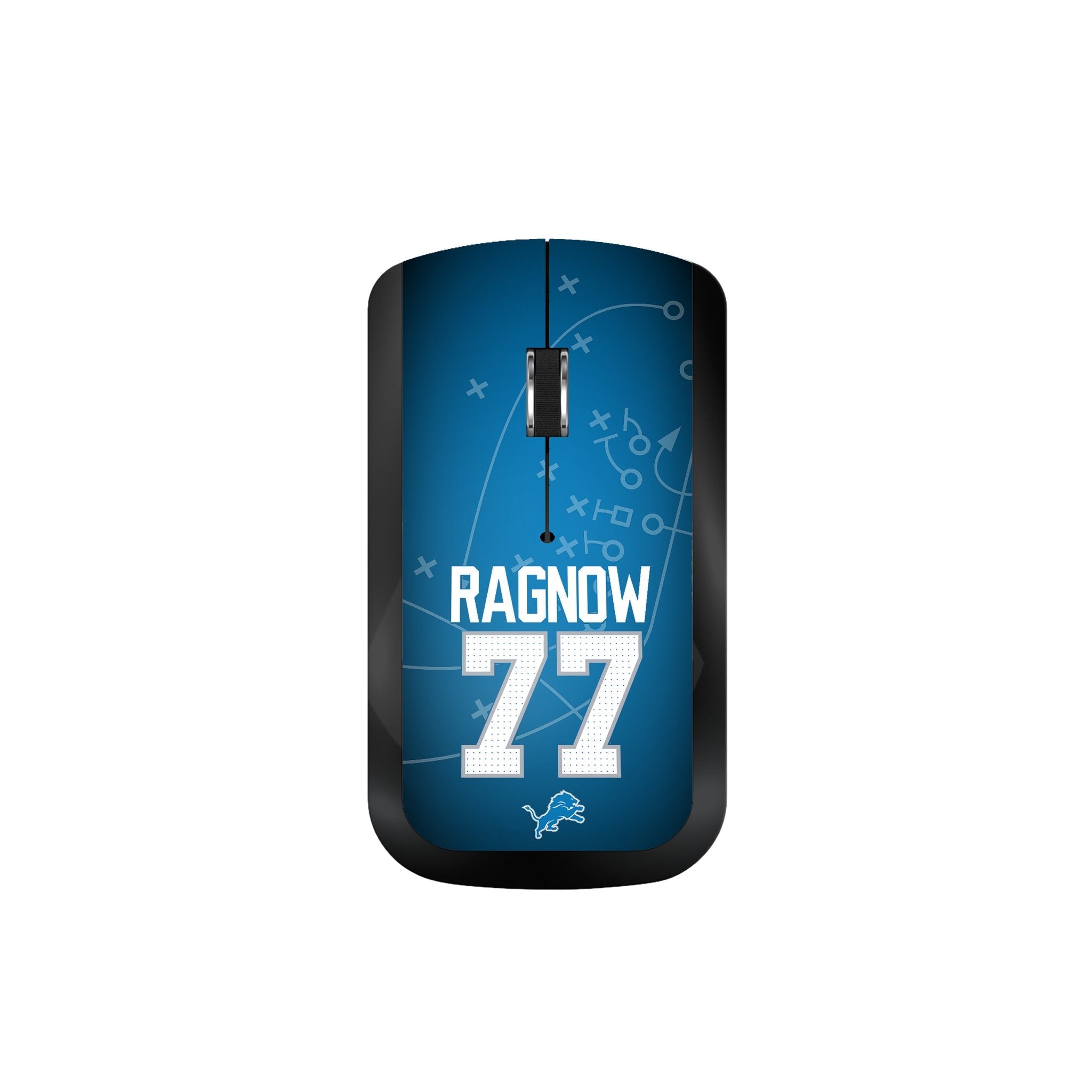 Frank Ragnow Detroit Lions 77 Ready Wireless Mouse - Sports Gifts, Sports Memorabilia, Sports Collectibles, Fan Shop