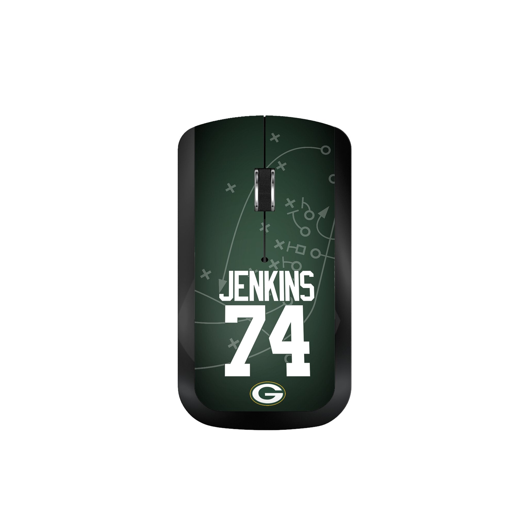 Elgton Jenkins Green Bay Packers 74 Ready Wireless Mouse - Sports Gifts, Sports Memorabilia, Sports Collectibles, Fan Shop