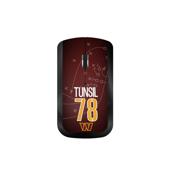 Laremy Tunsil Washington Commanders 78 Game Tactic Wireless Mouse - Sports Gifts, Sports Memorabilia, Sports Collectibles, Fan Shop
