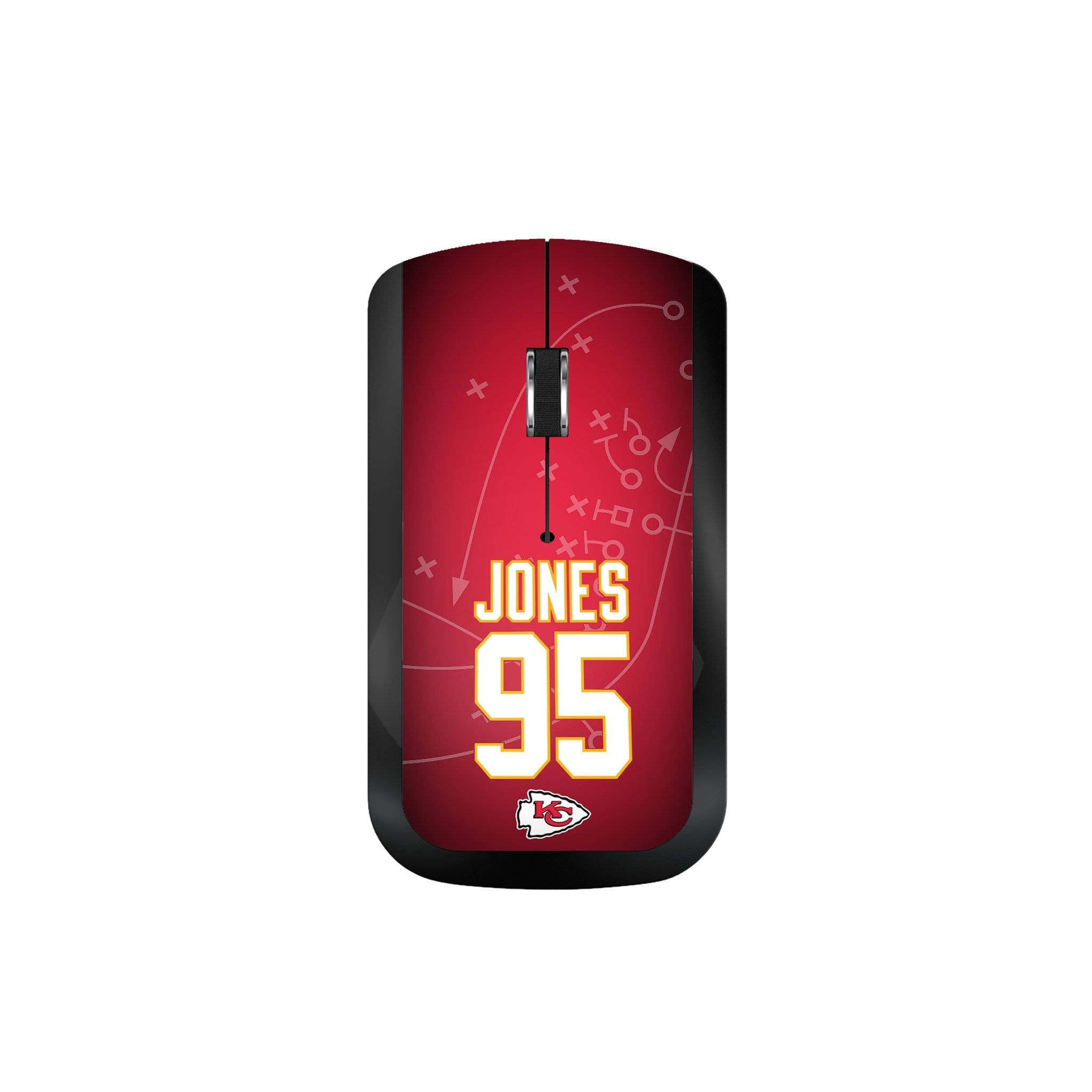 Chris Jones Kansas City Chiefs 95 Ready Wireless Mouse - Sports Gifts, Sports Memorabilia, Sports Collectibles, Fan Shop