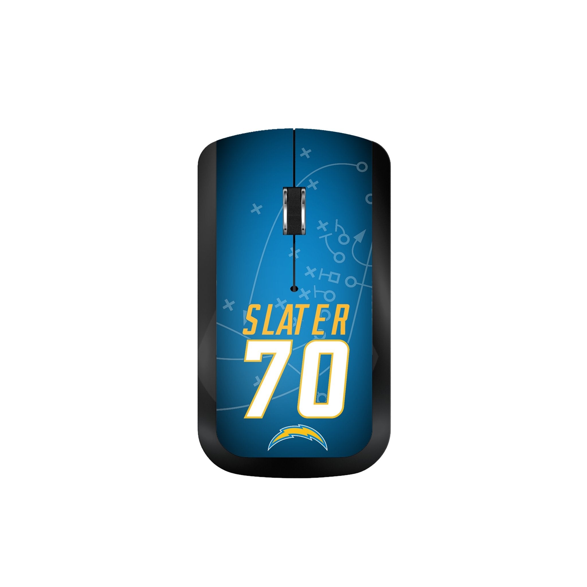 RaShawn Slater Los Angeles Chargers 70 Ready Wireless Mouse - Sports Gifts, Sports Memorabilia, Sports Collectibles, Fan Shop