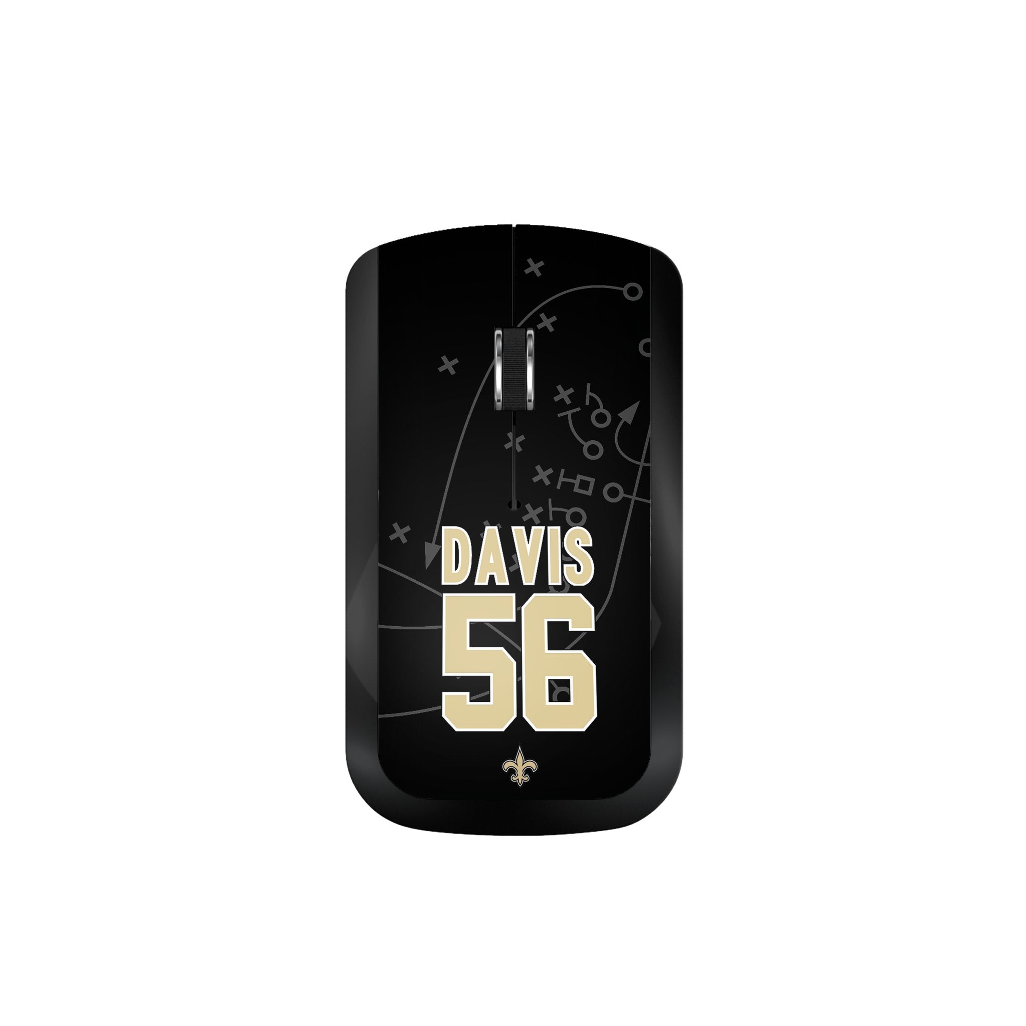Demario Davis New Orleans Saints 56 Ready Wireless Mouse - Sports Gifts, Sports Memorabilia, Sports Collectibles, Fan Shop