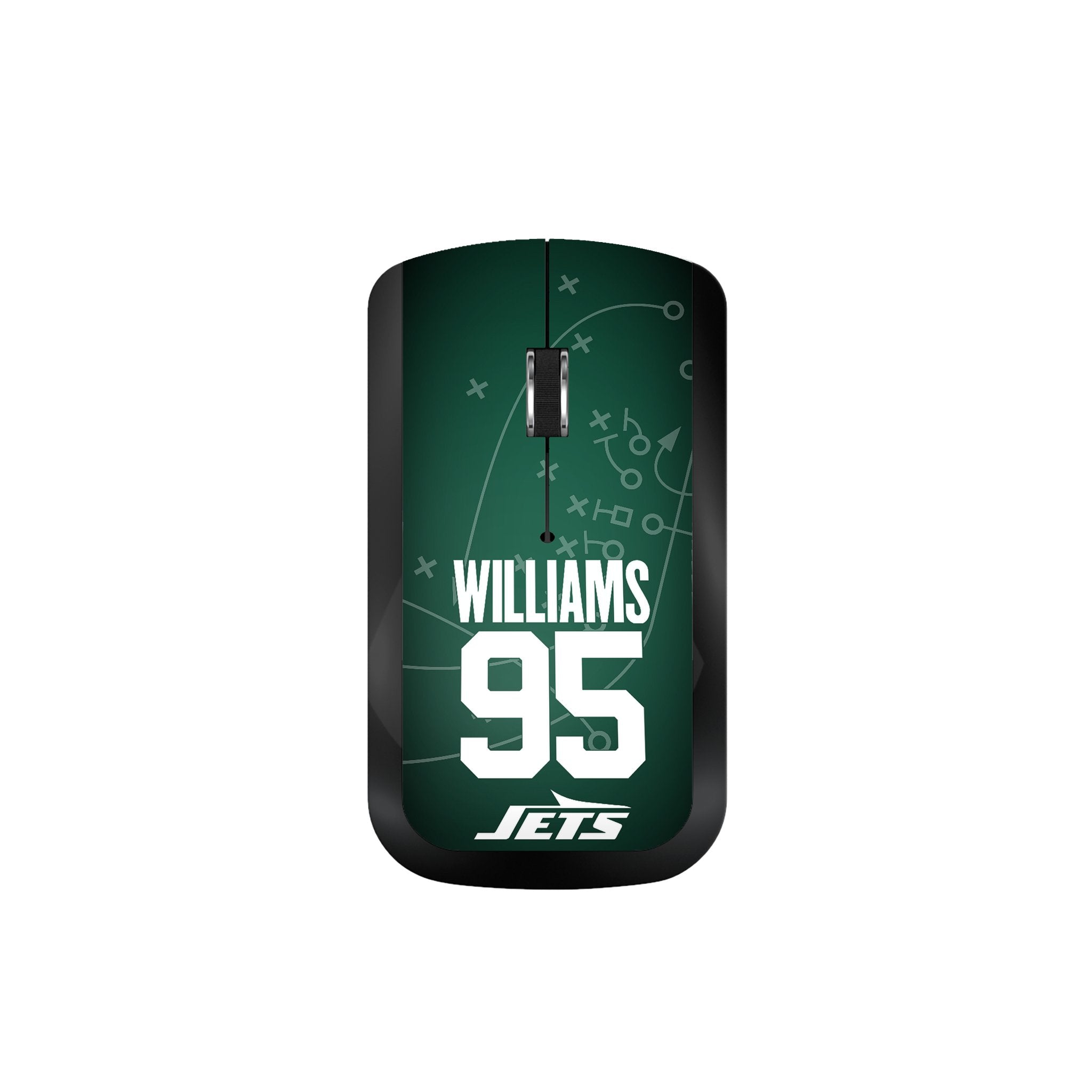 Quinnen Williams New York Jets 95 Ready Wireless Mouse - Sports Gifts, Sports Memorabilia, Sports Collectibles, Fan Shop