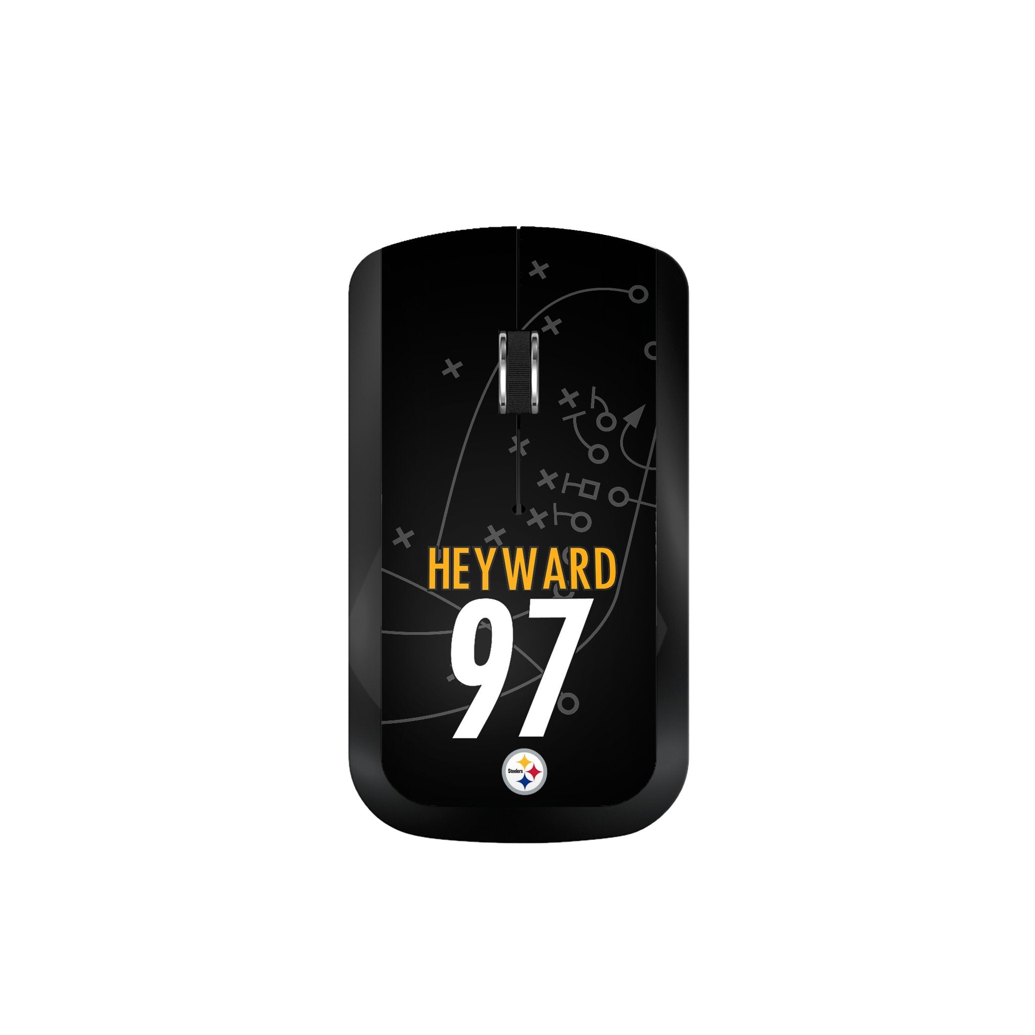 Cameron Heyward Pittsburgh Steelers 97 Ready Wireless Mouse - Sports Gifts, Sports Memorabilia, Sports Collectibles, Fan Shop