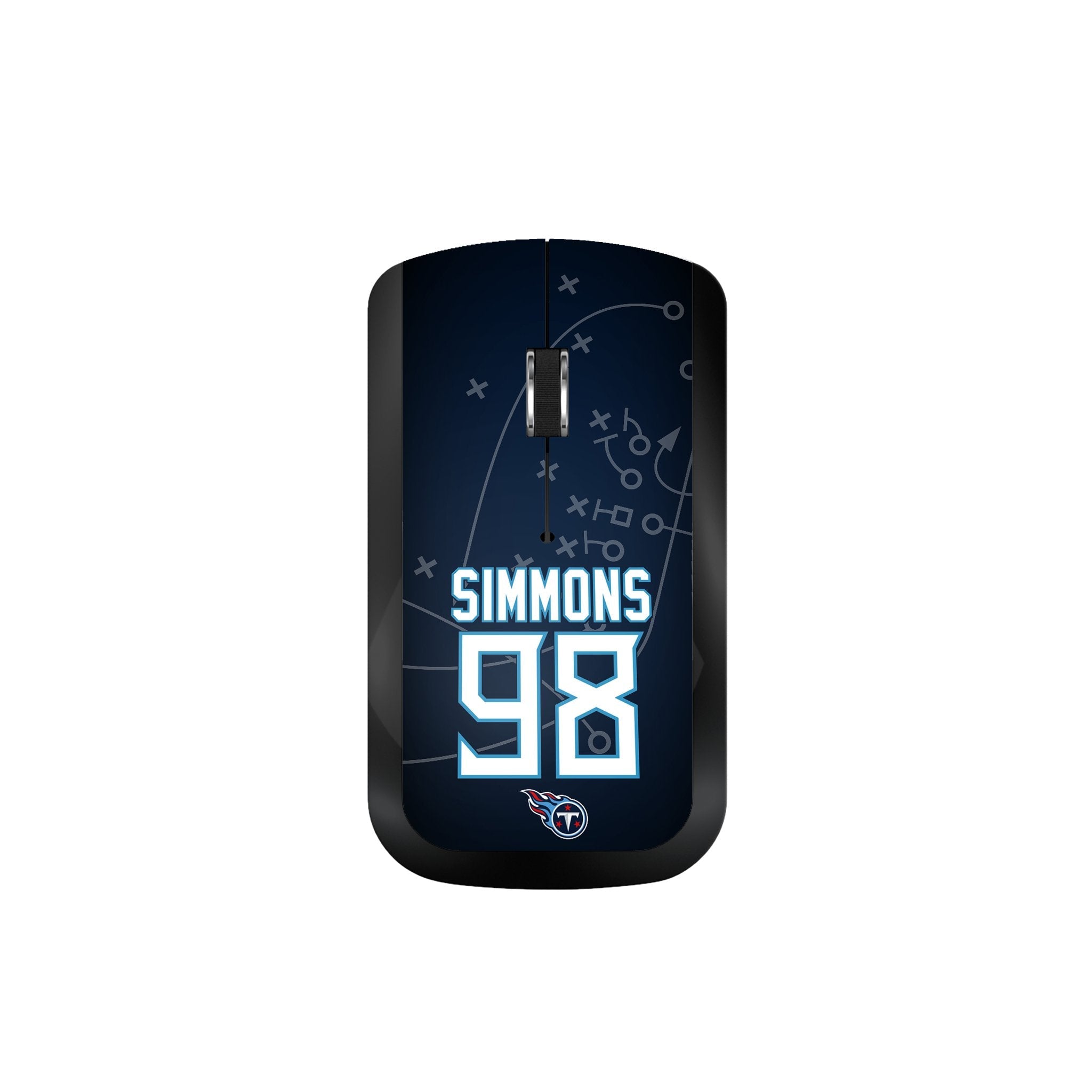 Jeffery Simmons Tennessee Titans 98 Ready Wireless Mouse - Sports Gifts, Sports Memorabilia, Sports Collectibles, Fan Shop
