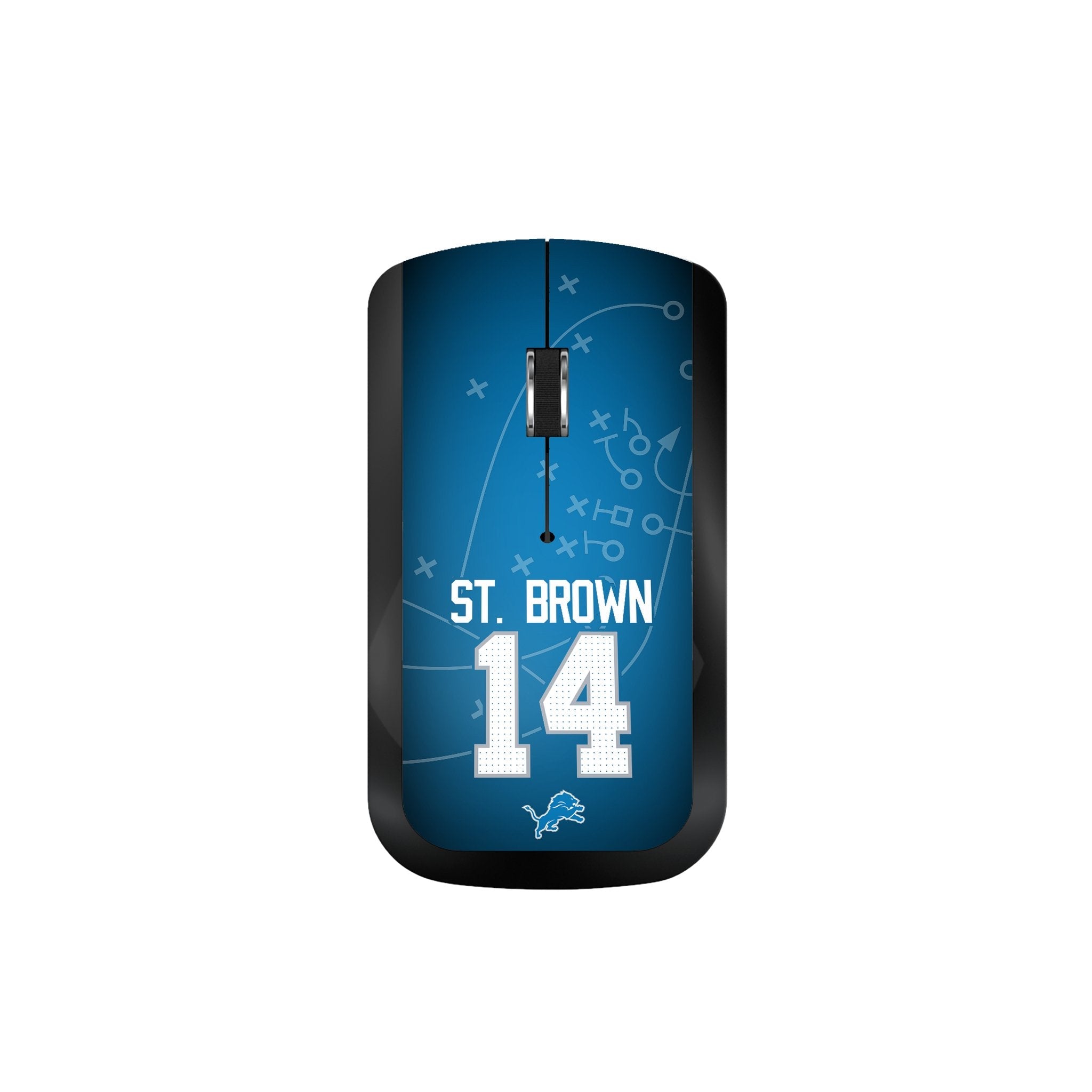 Amon-Ra St. Brown Detroit Lions 14 Ready Wireless Mouse - Sports Gifts, Sports Memorabilia, Sports Collectibles, Fan Shop