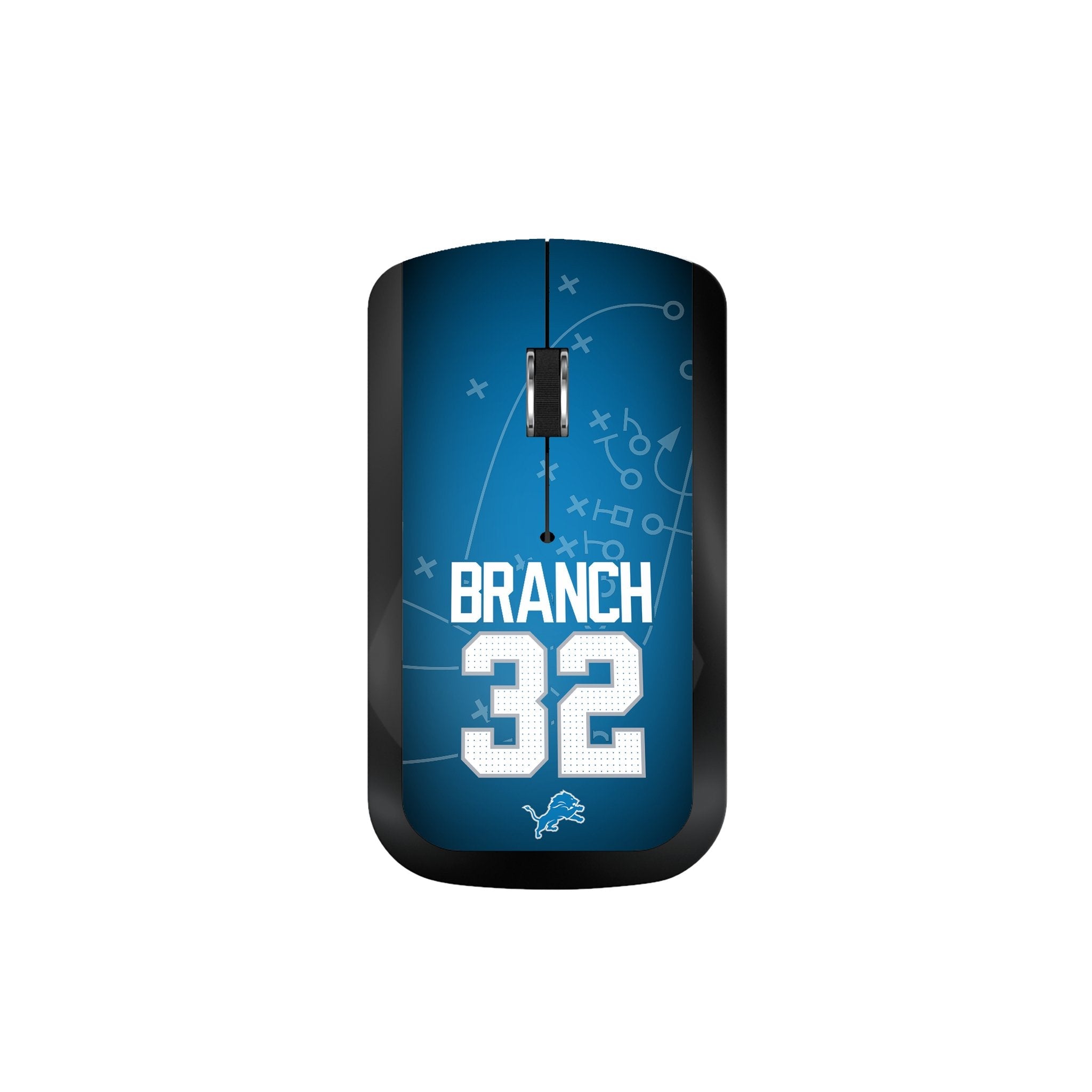 Brian Branch Detroit Lions 32 Ready Wireless Mouse - Sports Gifts, Sports Memorabilia, Sports Collectibles, Fan Shop