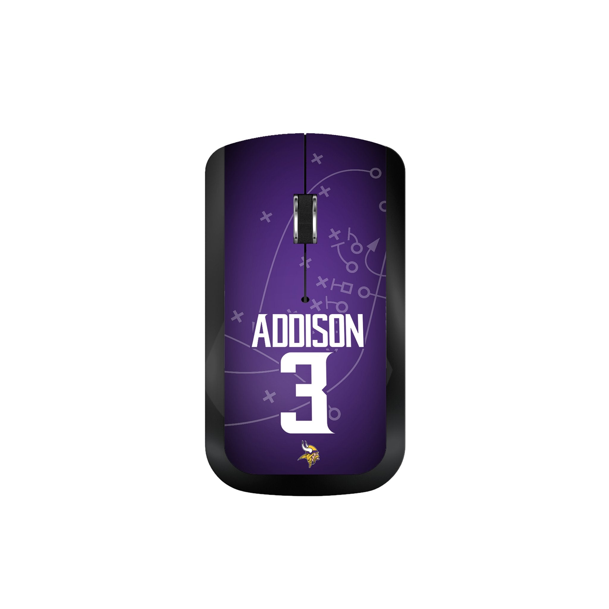 Jordan Addison Minnesota Vikings 3 Ready Wireless Mouse - Sports Gifts, Sports Memorabilia, Sports Collectibles, Fan Shop