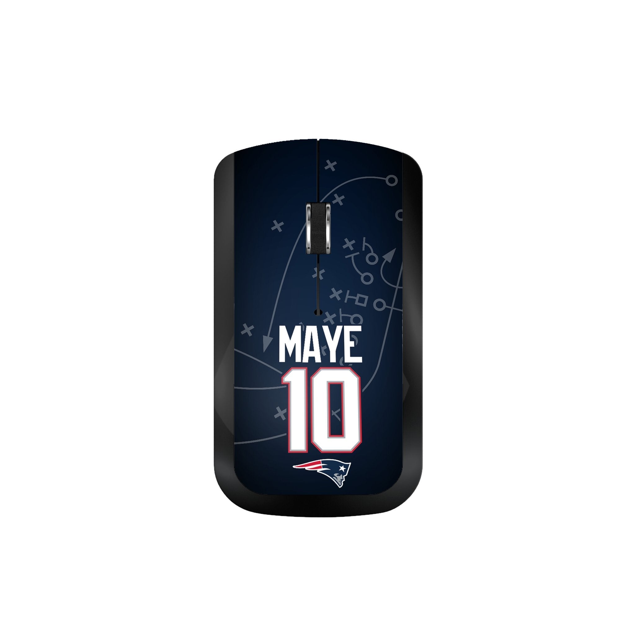 Drake Maye New England Patriots 10 Ready Wireless Mouse - Sports Gifts, Sports Memorabilia, Sports Collectibles, Fan Shop