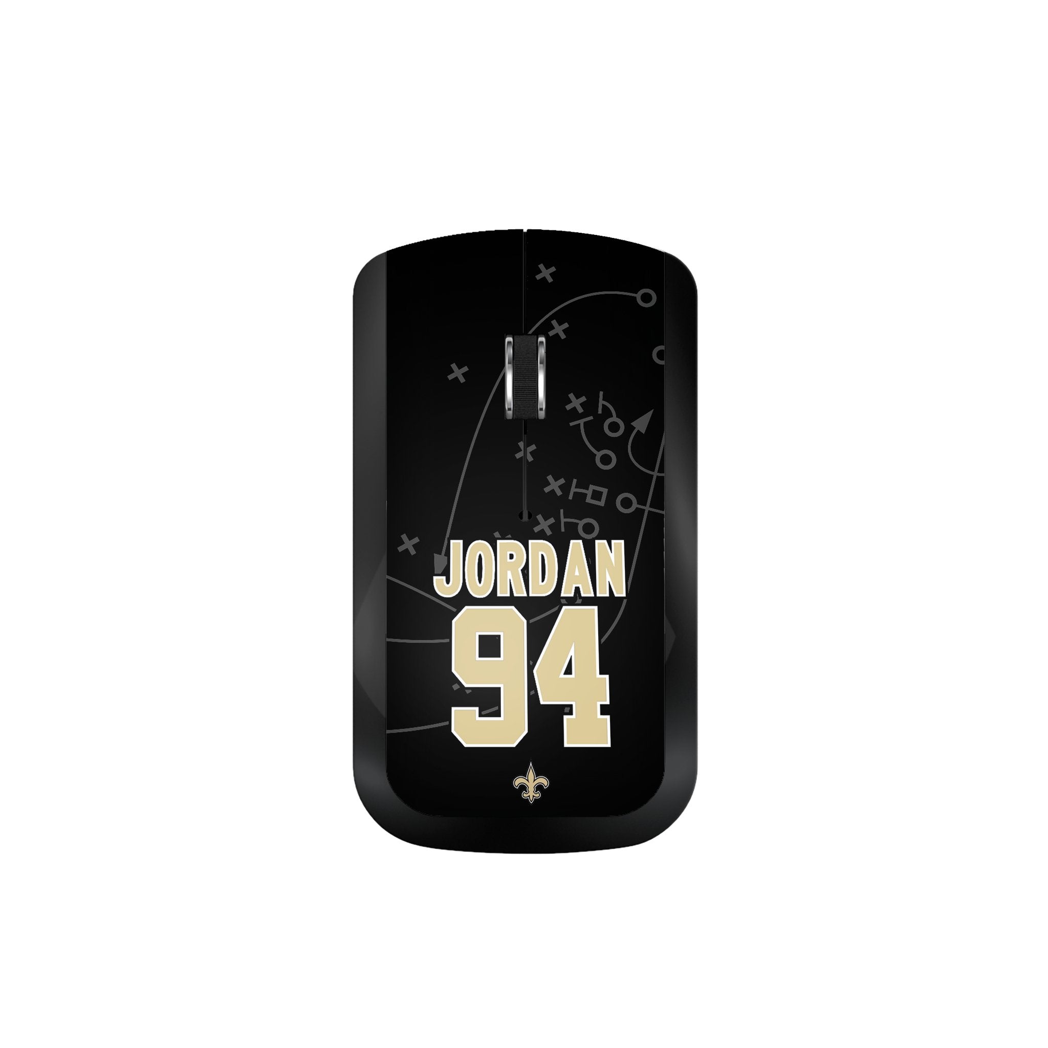 Cameron Jordan New Orleans Saints 94 Ready Wireless Mouse - Sports Gifts, Sports Memorabilia, Sports Collectibles, Fan Shop