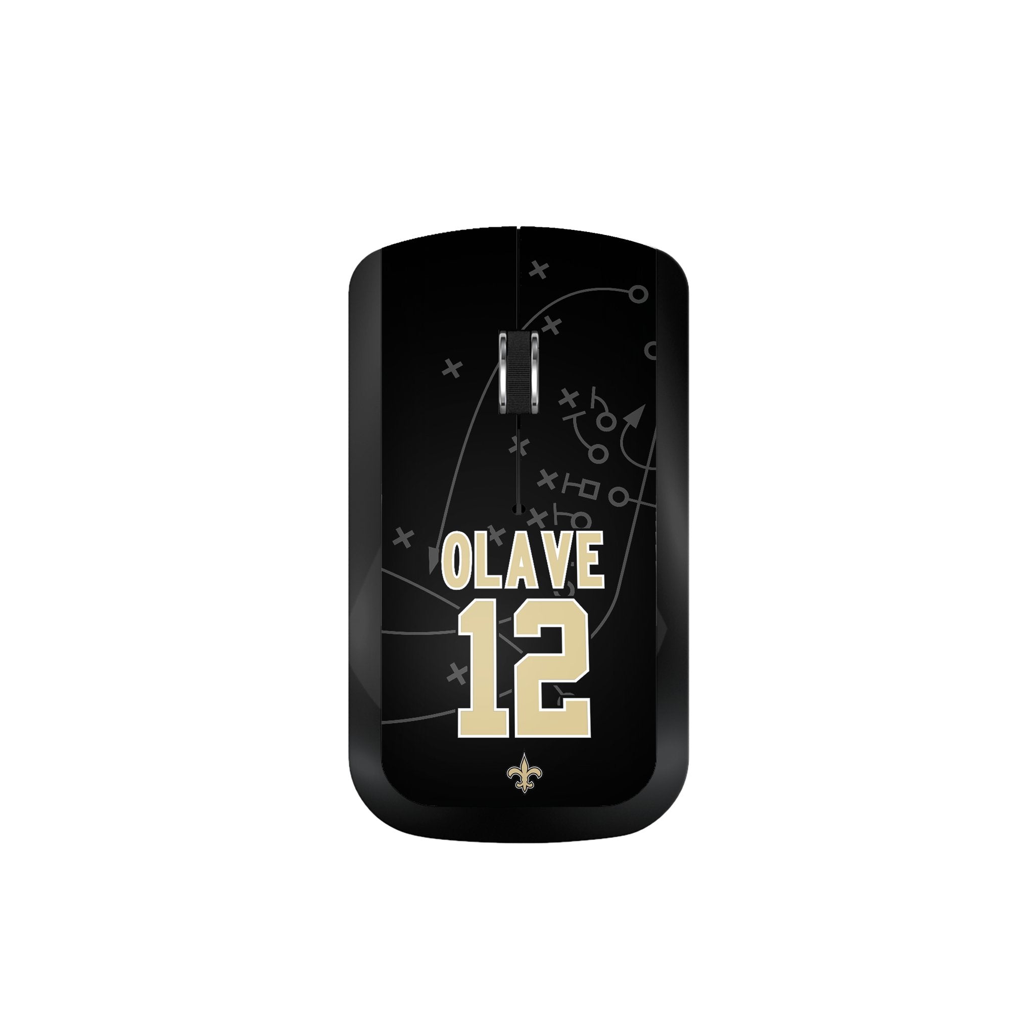 Chris Olave New Orleans Saints 12 Ready Wireless Mouse - Sports Gifts, Sports Memorabilia, Sports Collectibles, Fan Shop