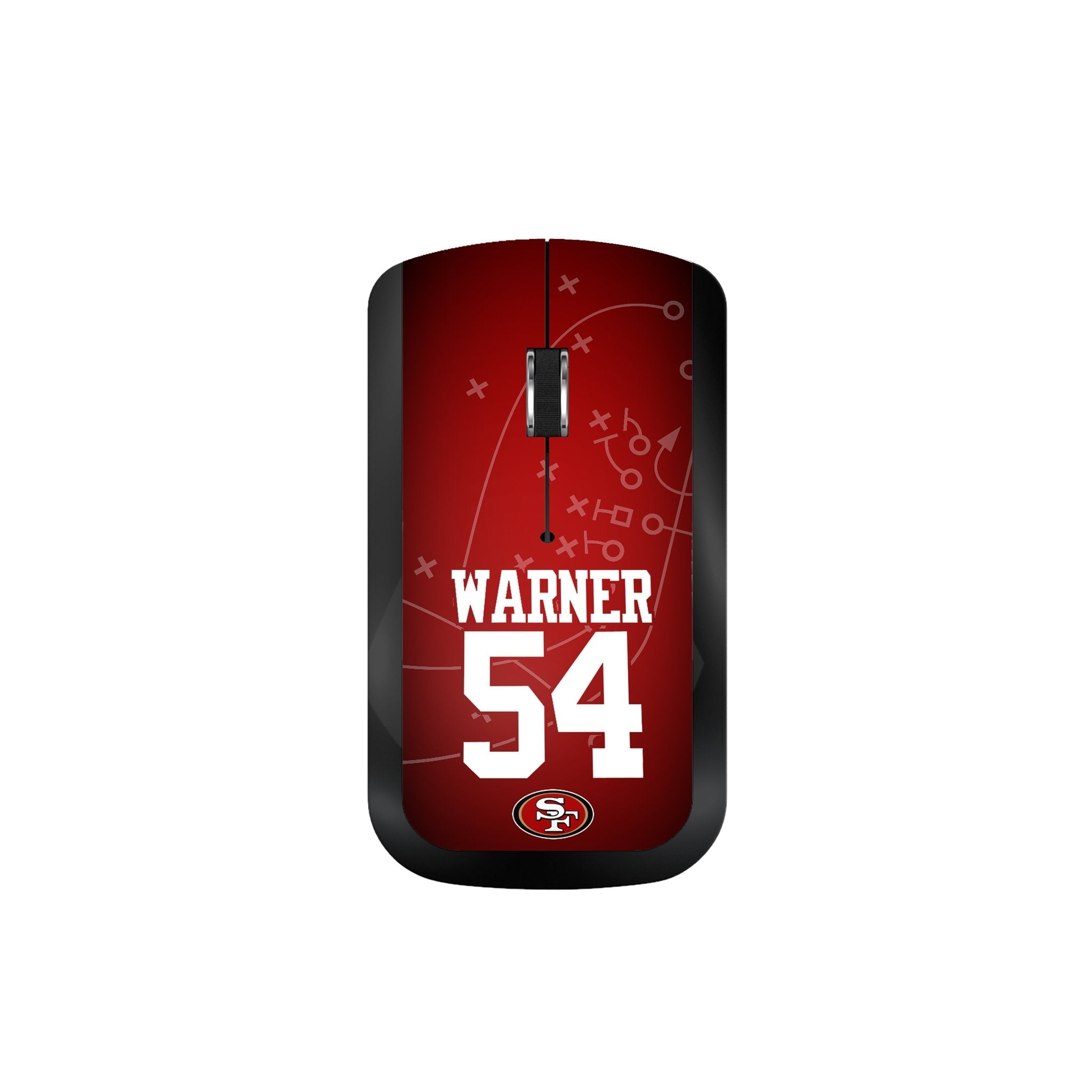 Fred Warner San Francisco 49ers 54 Ready Wireless Mouse - Sports Gifts, Sports Memorabilia, Sports Collectibles, Fan Shop