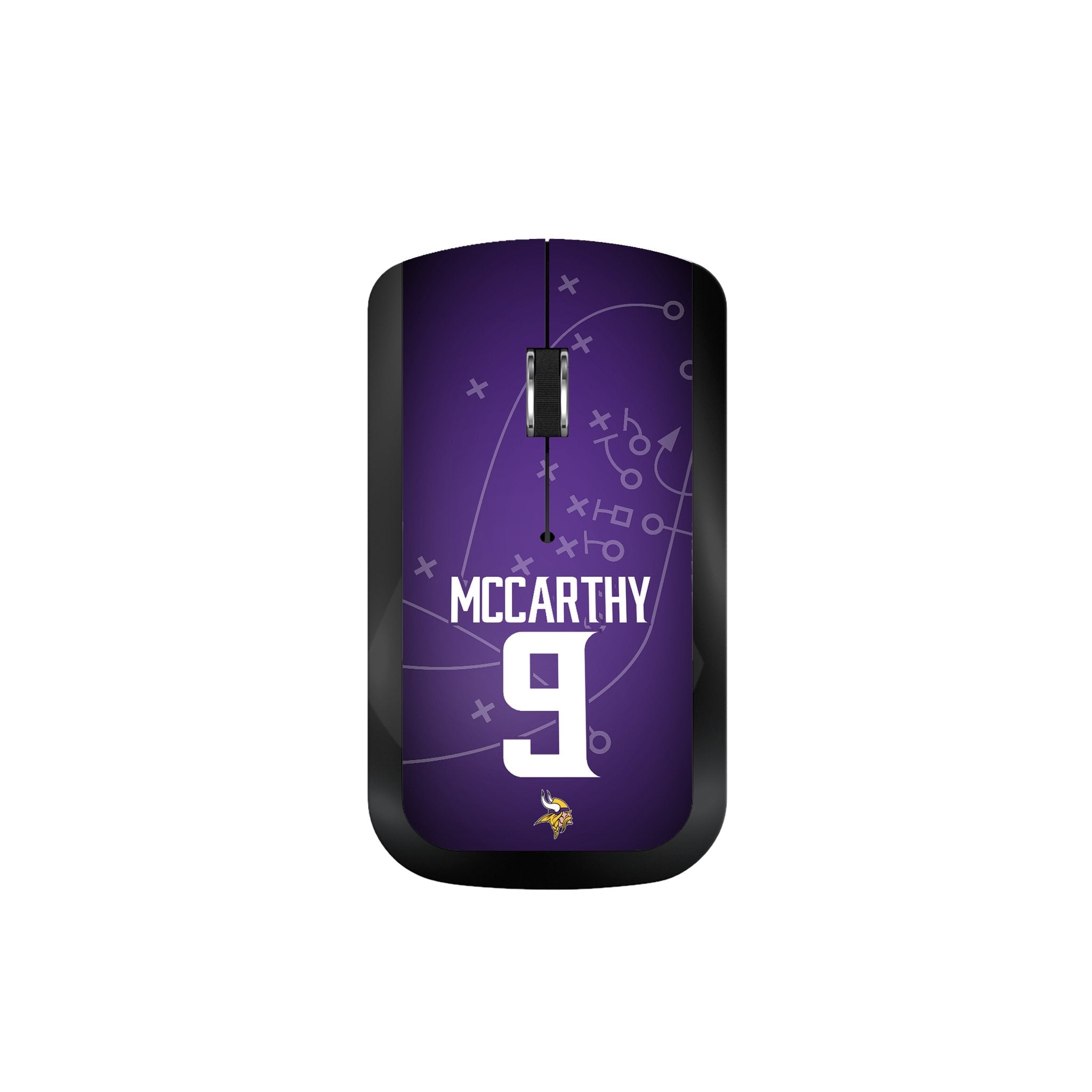 J.J. McCarthy Minnesota Vikings 9 Game Tactic Wireless Mouse - Sports Gifts, Sports Memorabilia, Sports Collectibles, Fan Shop