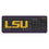 Louisiana State University Tigers Linen Wireless USB Keyboard - Sports Gifts, Sports Memorabilia, Sports Collectibles, Fan Shop