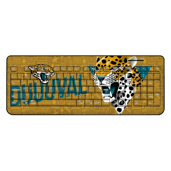 Jacksonville Jaguars 2024 Illustrated Limited Edition Wireless USB Keyboard-0