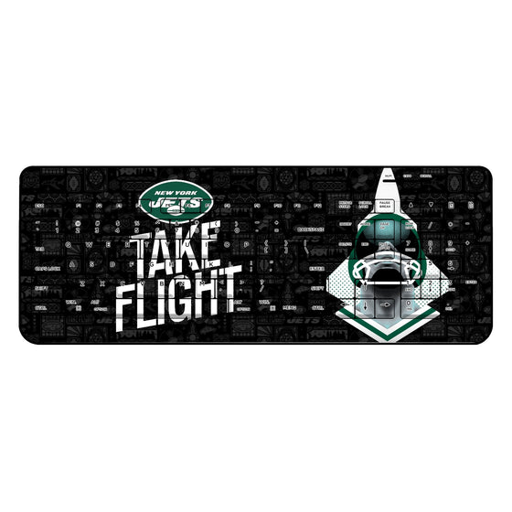 New York Jets 2024 Illustrated Limited Edition Wireless USB Keyboard-0