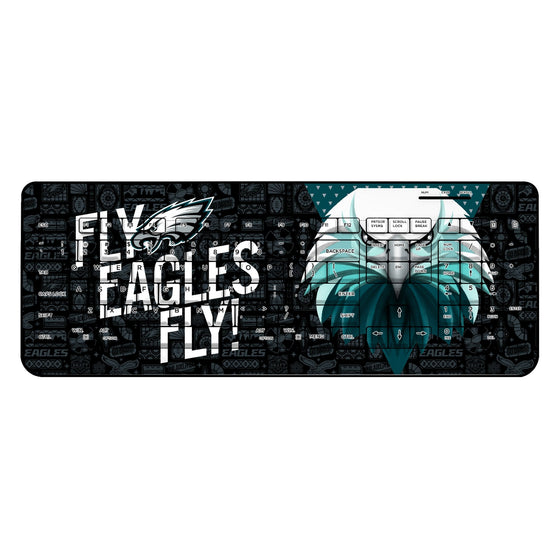 Philadelphia Eagles 2024 Illustrated Limited Edition Wireless USB Keyboard-0