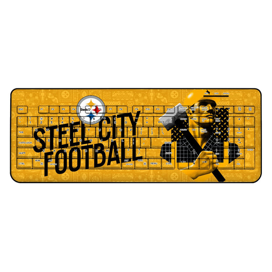 Pittsburgh Steelers 2024 Illustrated Limited Edition Wireless USB Keyboard-0