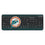Miami Dolphins 1966-1973 Historic Collection Linen Wireless USB Keyboard - Sports Gifts, Sports Memorabilia, Sports Collectibles, Fan Shop