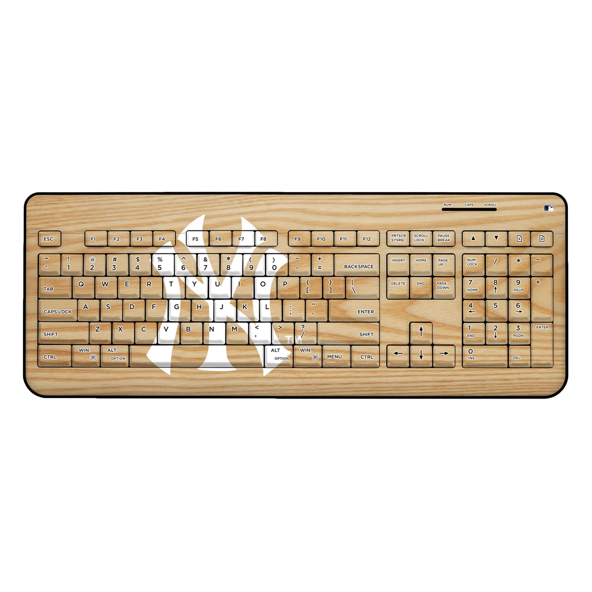 New York Yankees Baseball Bat Wireless USB Keyboard - Sports Gifts, Sports Memorabilia, Sports Collectibles, Fan Shop