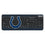 Indianapolis Colts Linen Wireless USB Keyboard - Sports Gifts, Sports Memorabilia, Sports Collectibles, Fan Shop