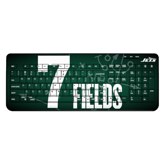 Justin Fields New York Jets 7 Game Tactic Wireless USB Keyboard - Sports Gifts, Sports Memorabilia, Sports Collectibles, Fan Shop