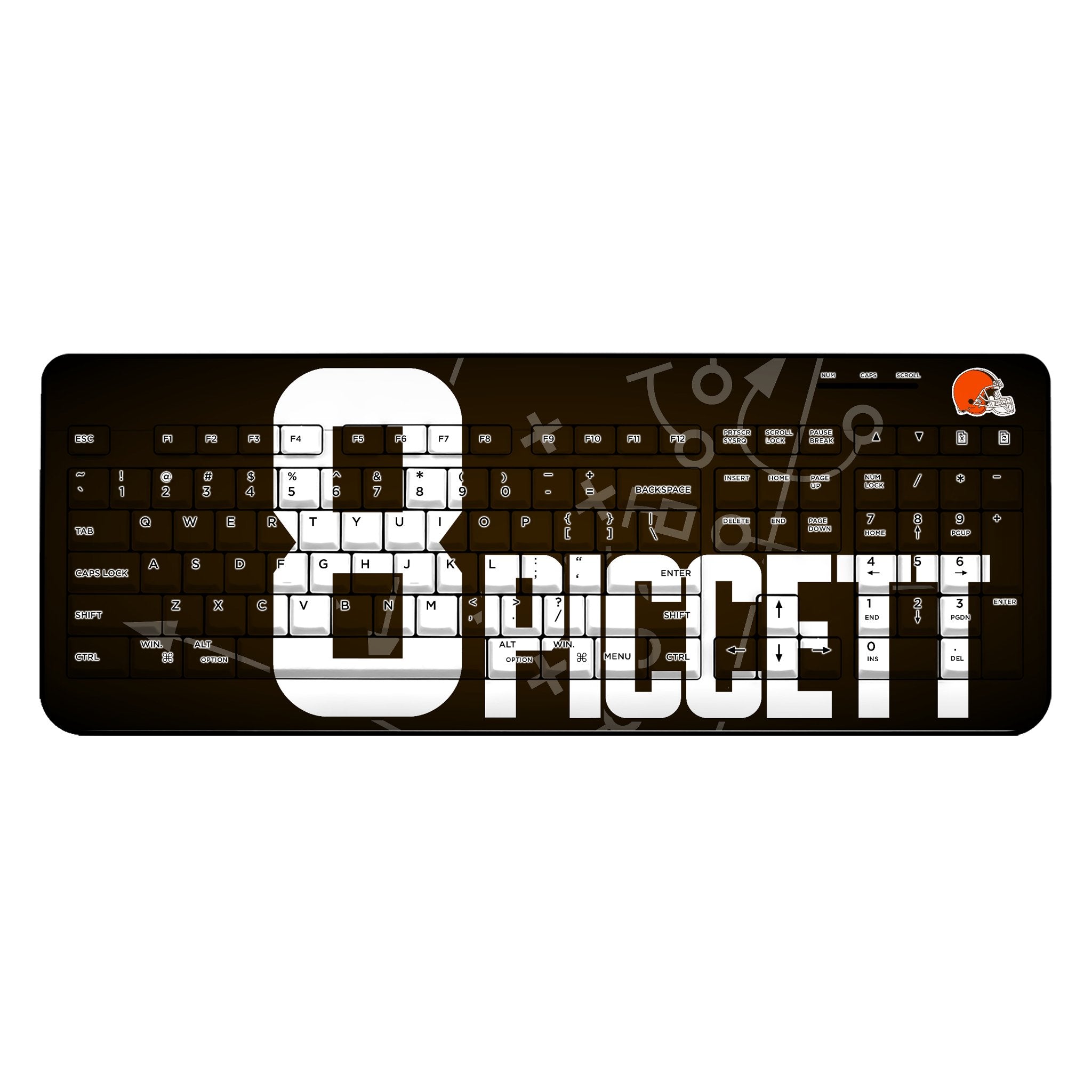 Kenny Pickett Cleveland Browns 8 Game Tactic Wireless USB Keyboard - Sports Gifts, Sports Memorabilia, Sports Collectibles, Fan Shop