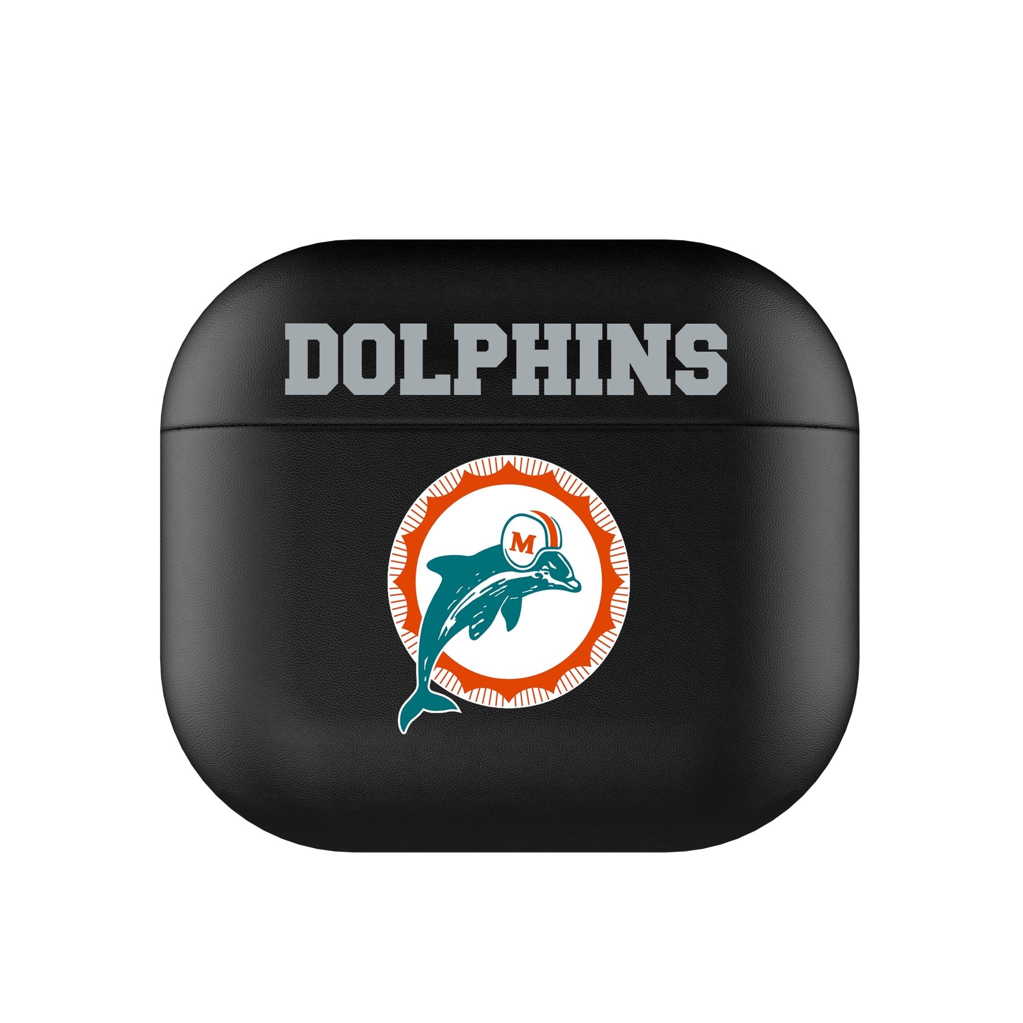 Miami Dolphins 1966-1973 Historic Collection Insignia AirPod Case Cover - Sports Gifts, Sports Memorabilia, Sports Collectibles, Fan Shop