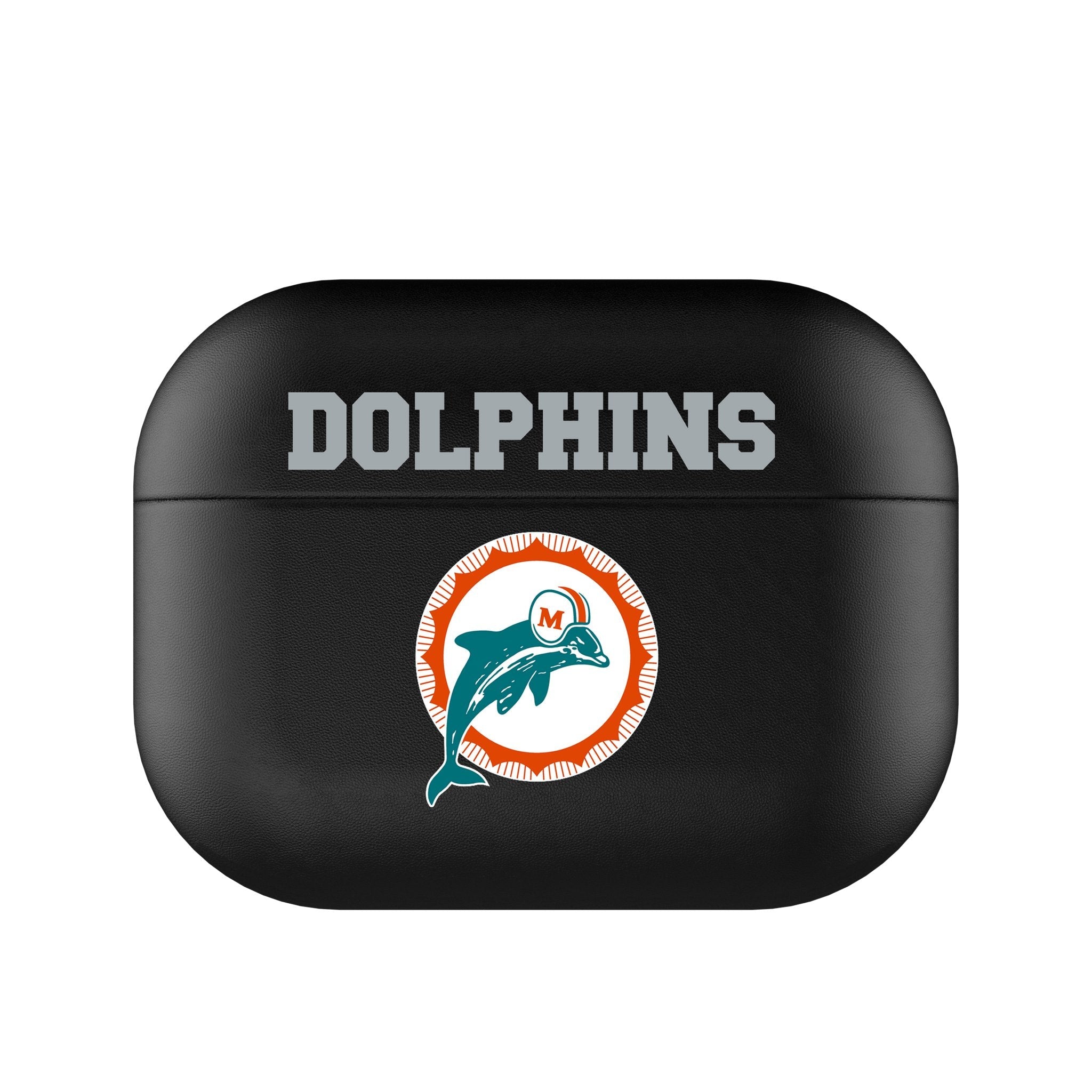 Miami Dolphins 1966-1973 Historic Collection Insignia AirPod Case Cover - Sports Gifts, Sports Memorabilia, Sports Collectibles, Fan Shop