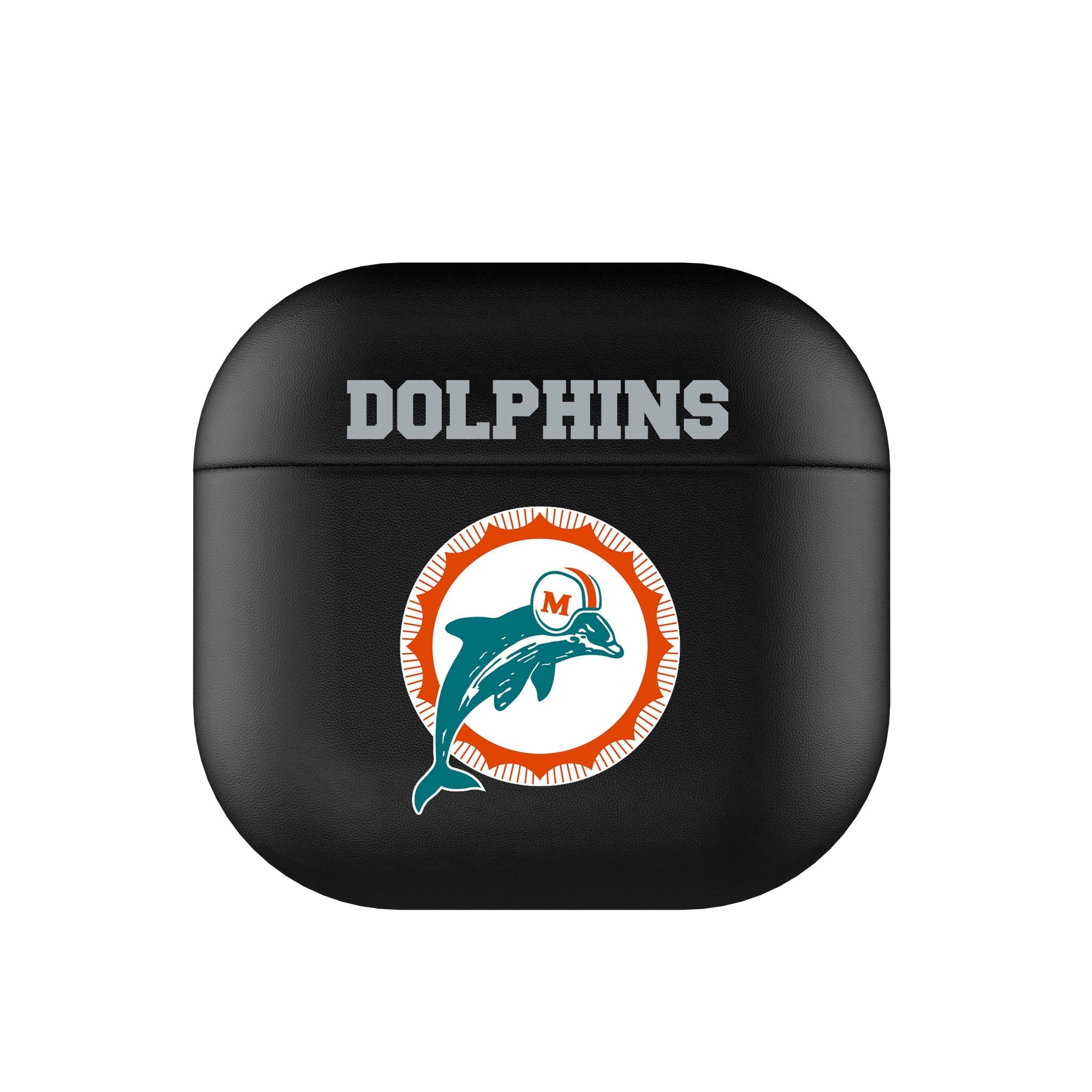 Miami Dolphins 1966-1973 Historic Collection Insignia AirPod Case Cover - Sports Gifts, Sports Memorabilia, Sports Collectibles, Fan Shop
