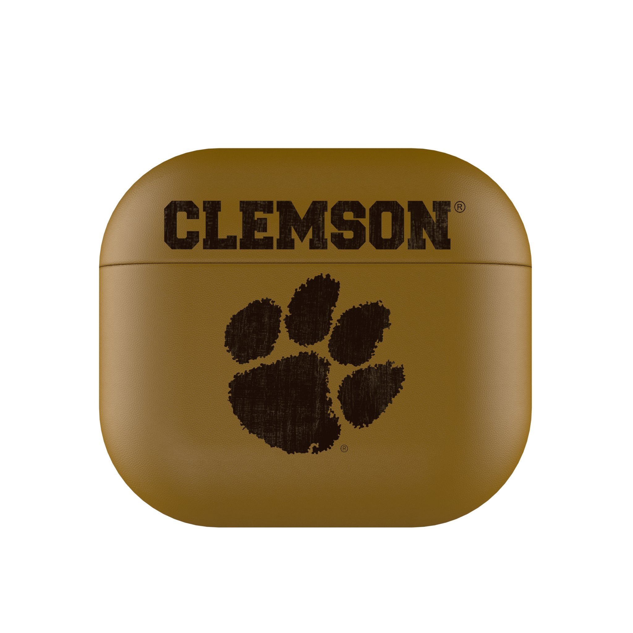 Clemson Tigers Burn AirPod Case Cover - Sports Gifts, Sports Memorabilia, Sports Collectibles, Fan Shop