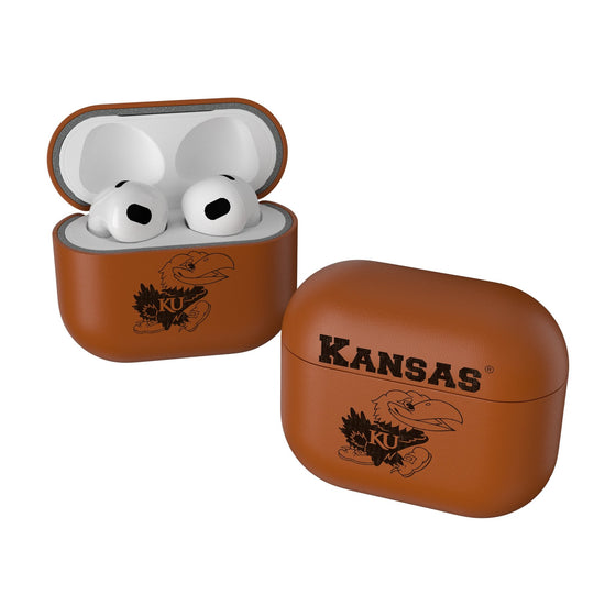 Kansas Jayhawks Burn AirPod Case Cover-0