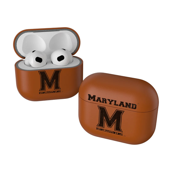 Maryland Terrapins Burn AirPod Case Cover-0