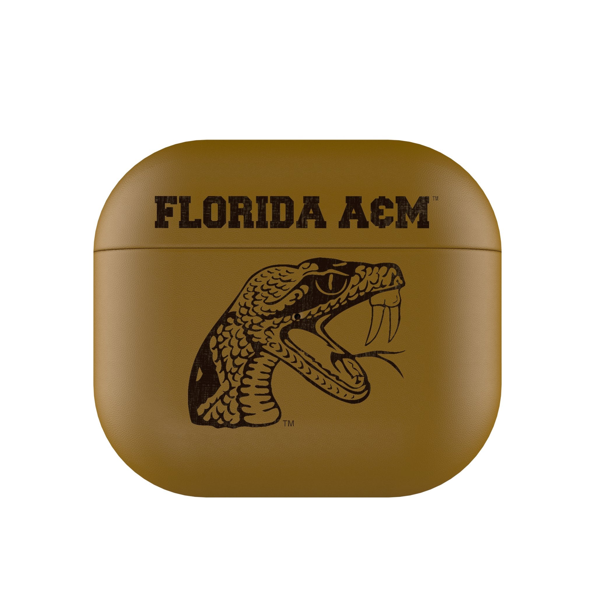 Florida A&M Rattlers Burn AirPod Case Cover - Sports Gifts, Sports Memorabilia, Sports Collectibles, Fan Shop