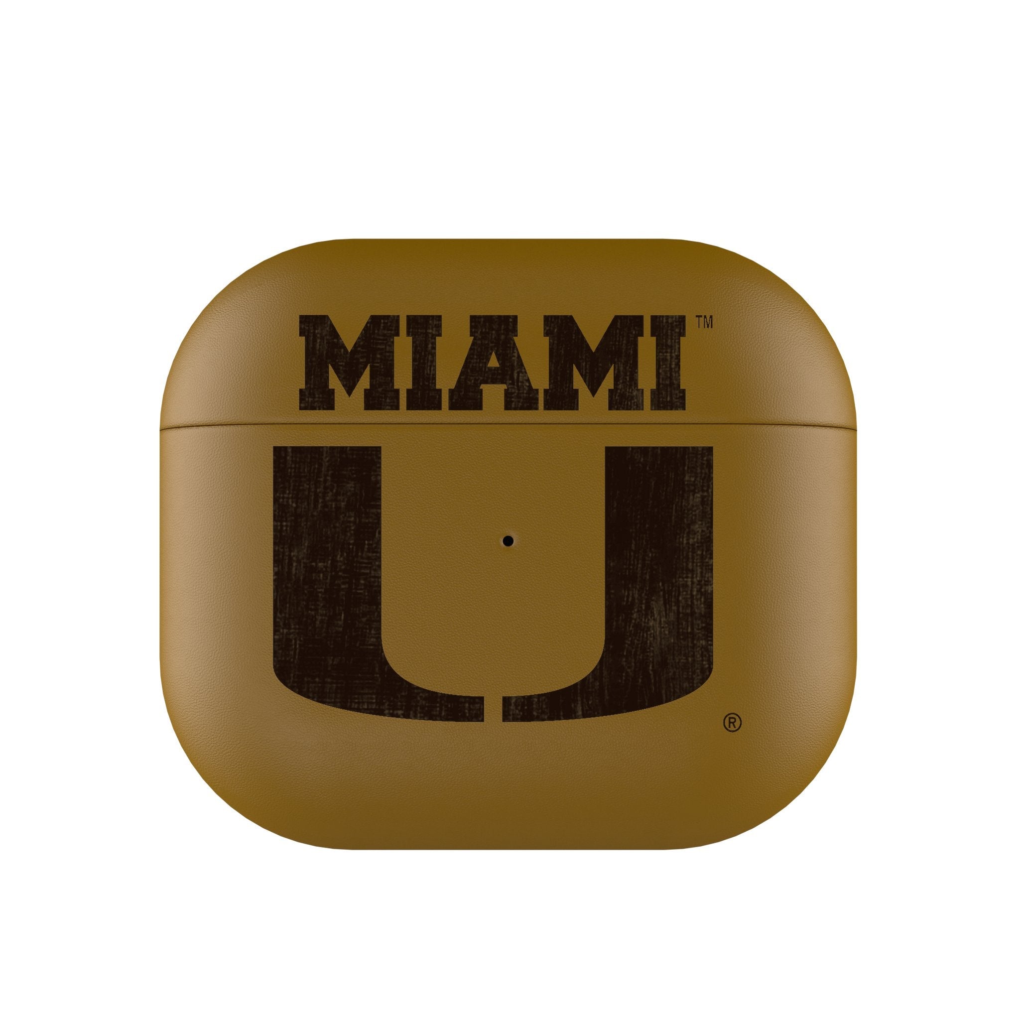 Miami Hurricanes Burn AirPod Case Cover - Sports Gifts, Sports Memorabilia, Sports Collectibles, Fan Shop